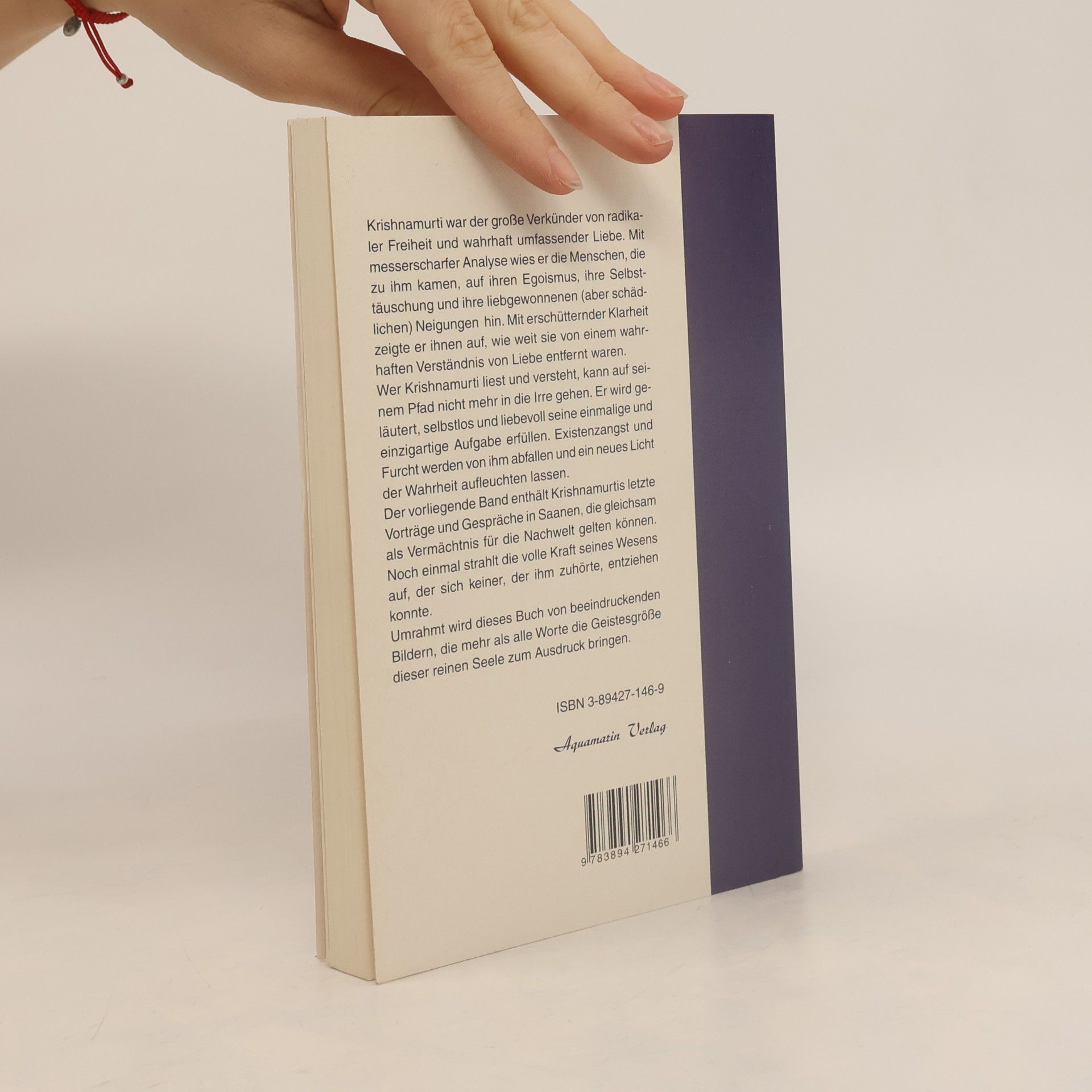 Jiddu Krishnamurti Die letzten Gespräche in Saanen