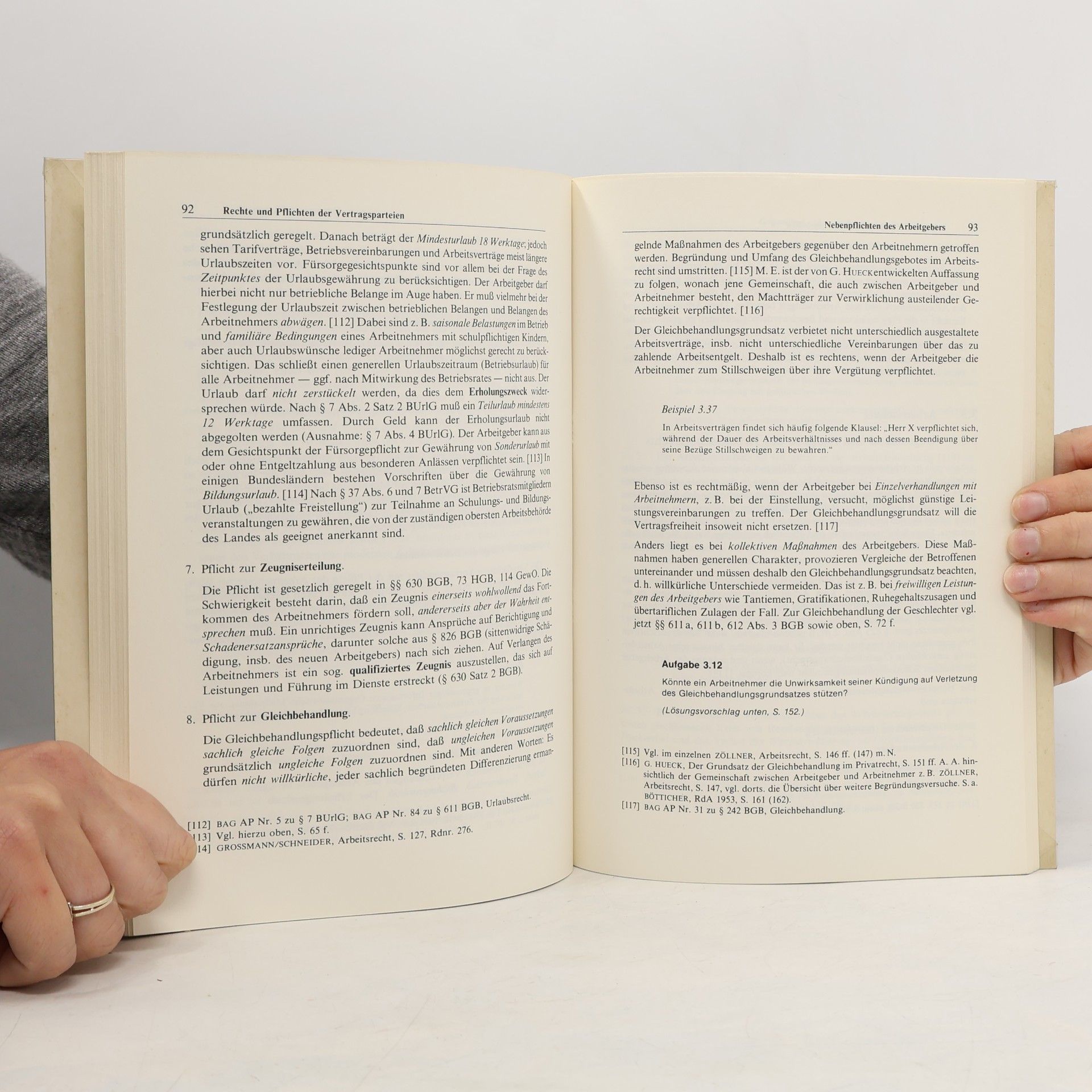Ferdinand Matthey Studienbücher der Wirtschaft: Arbeitsvertragsrecht