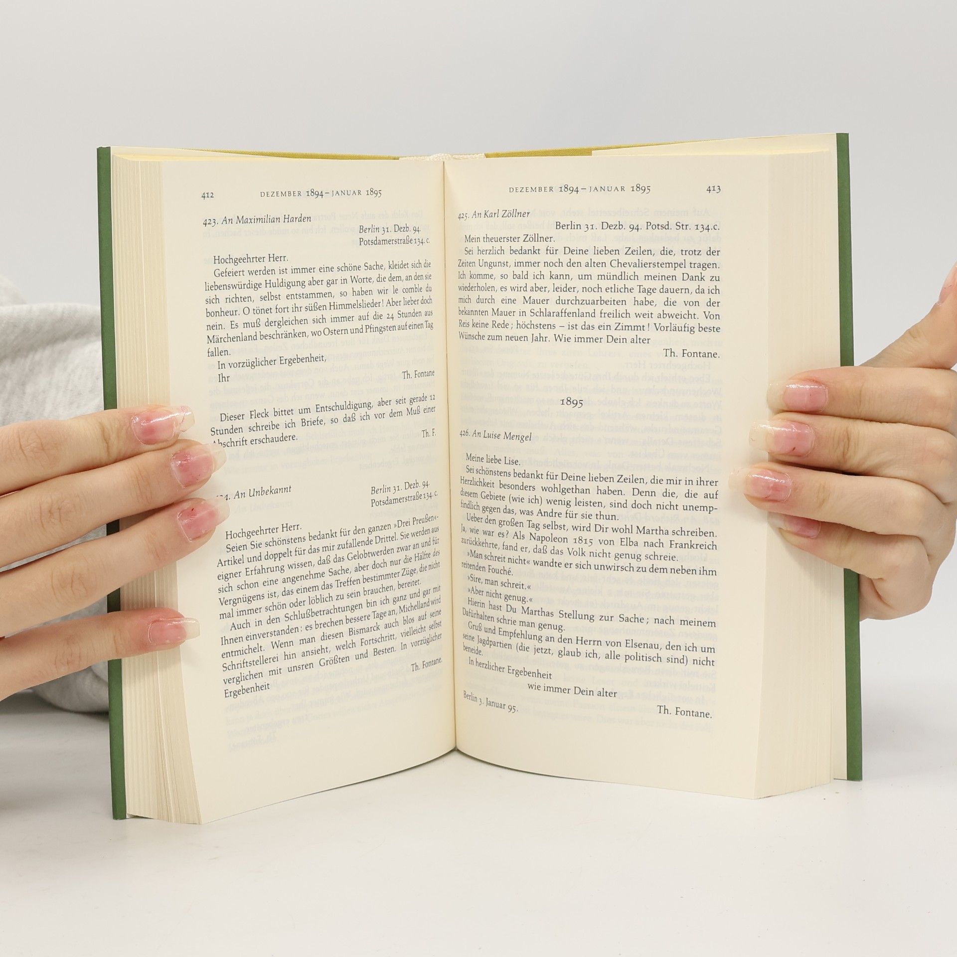 Theodor Fontane Werke, Schriften und Briefe - 4: 1890 - 1898