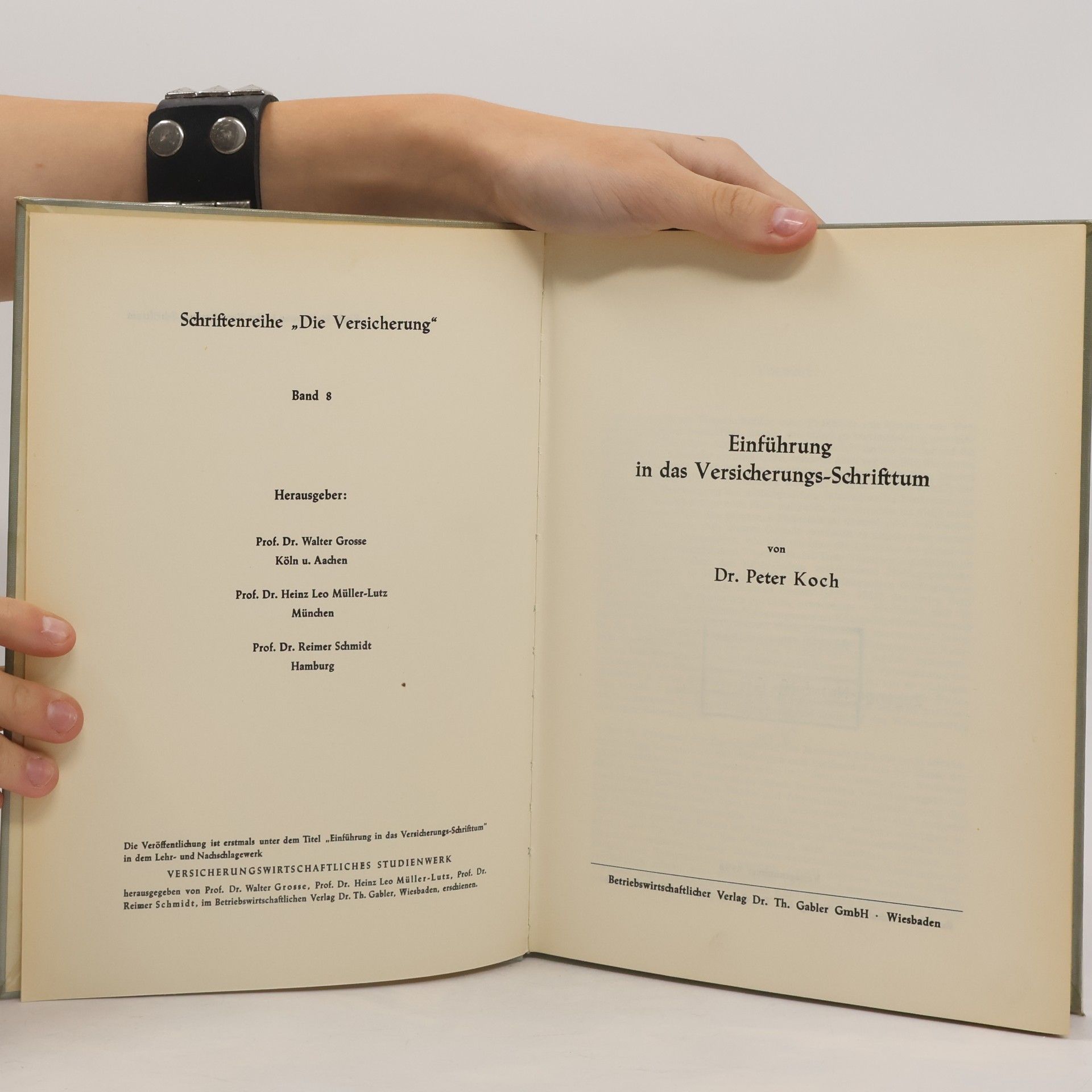 Peter Koch Versicherungs-Schrifttum