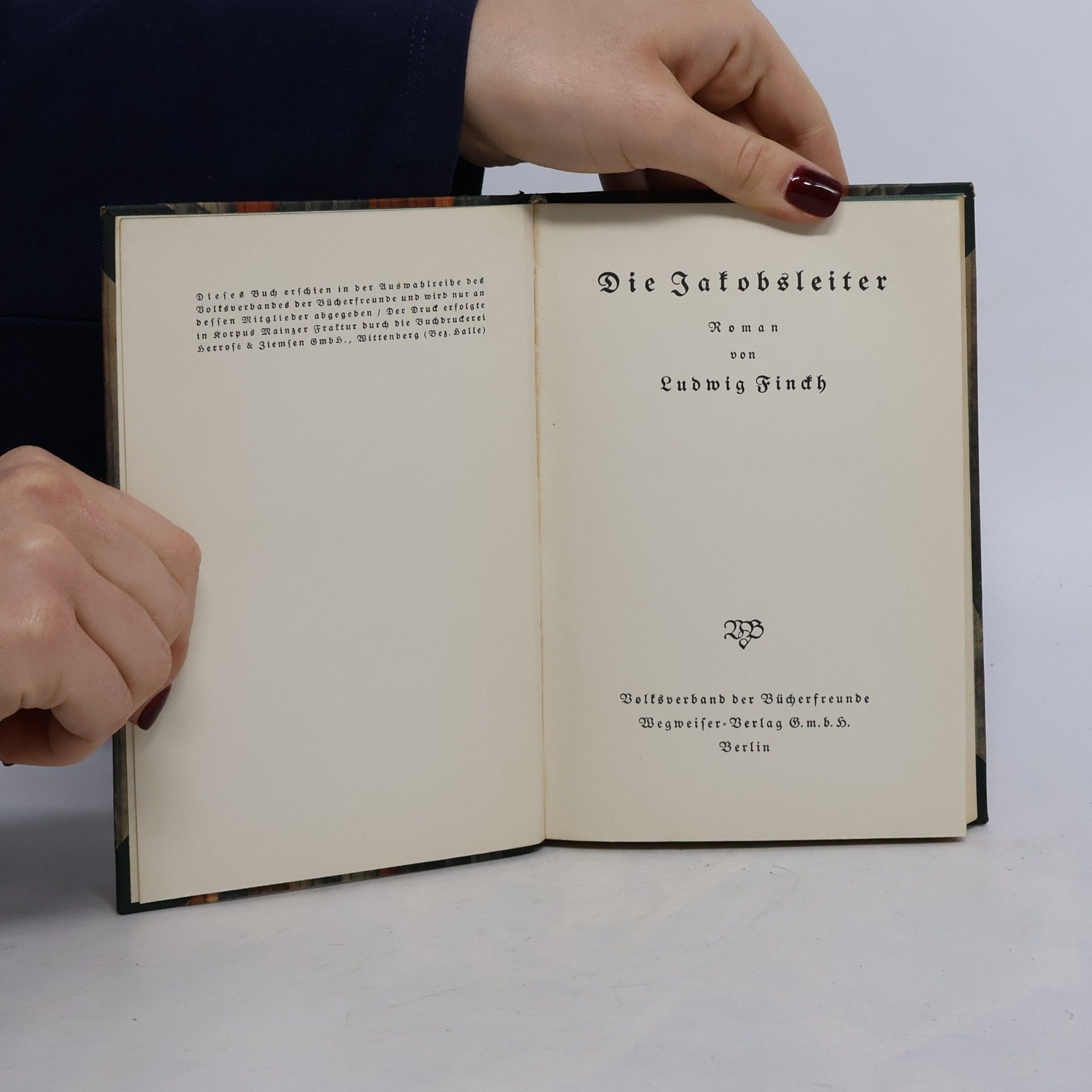 Ludwig Finckh Die Jakobsleiter