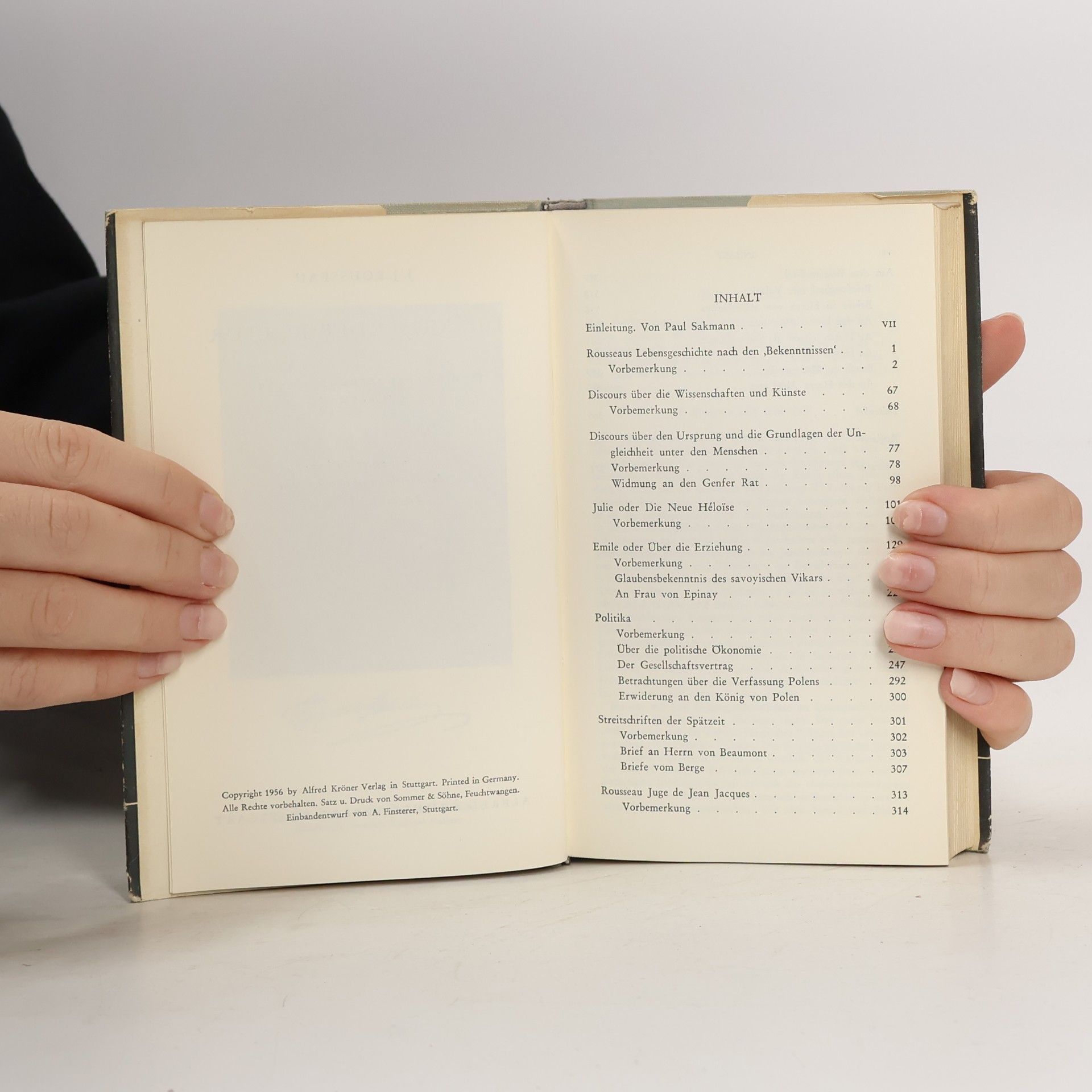 Jean-Jacques Rousseau Die Krisis der Kultur