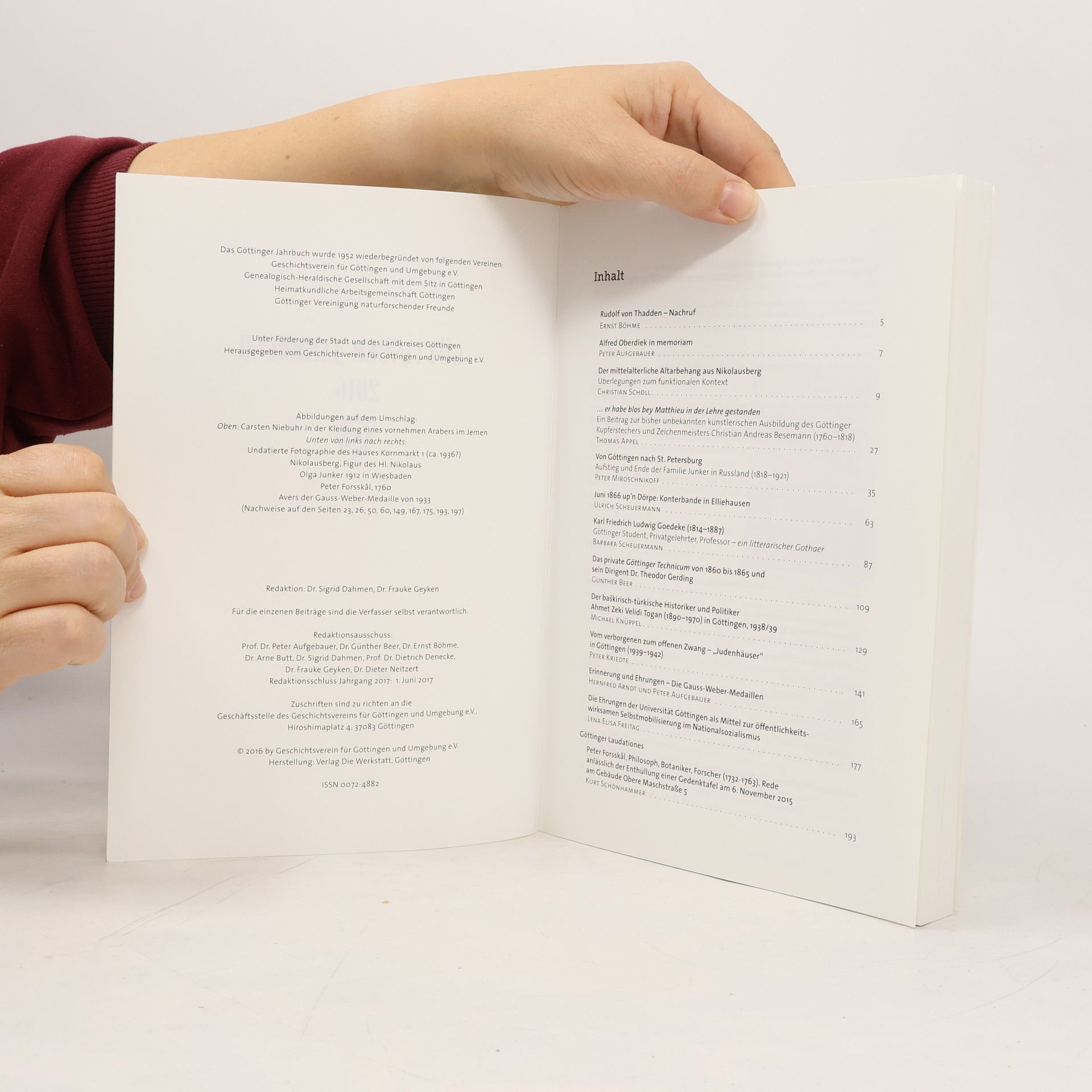 Various authors Gottinger Jahrbuch 2016