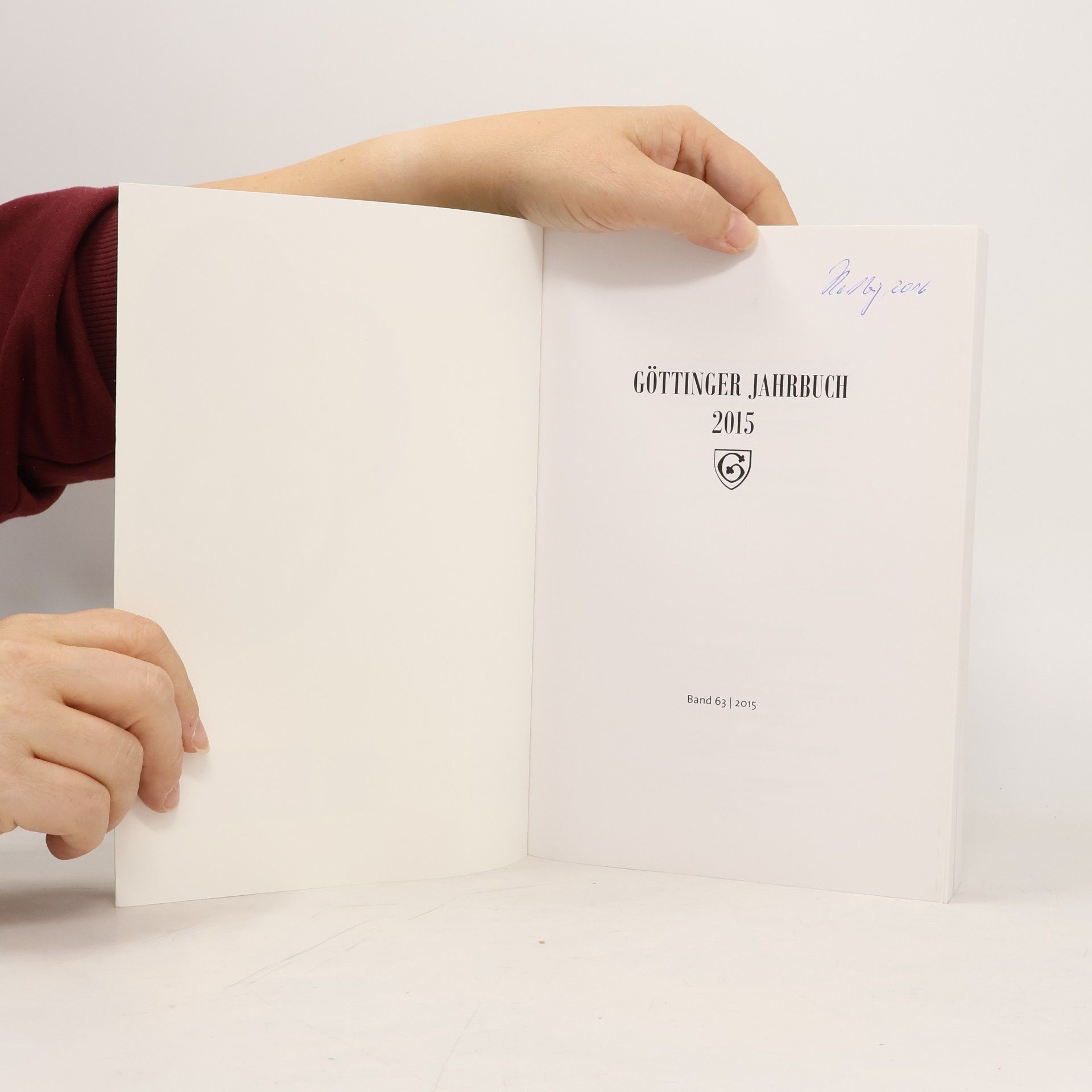 Various authors Gottinger Jahrbuch 2015