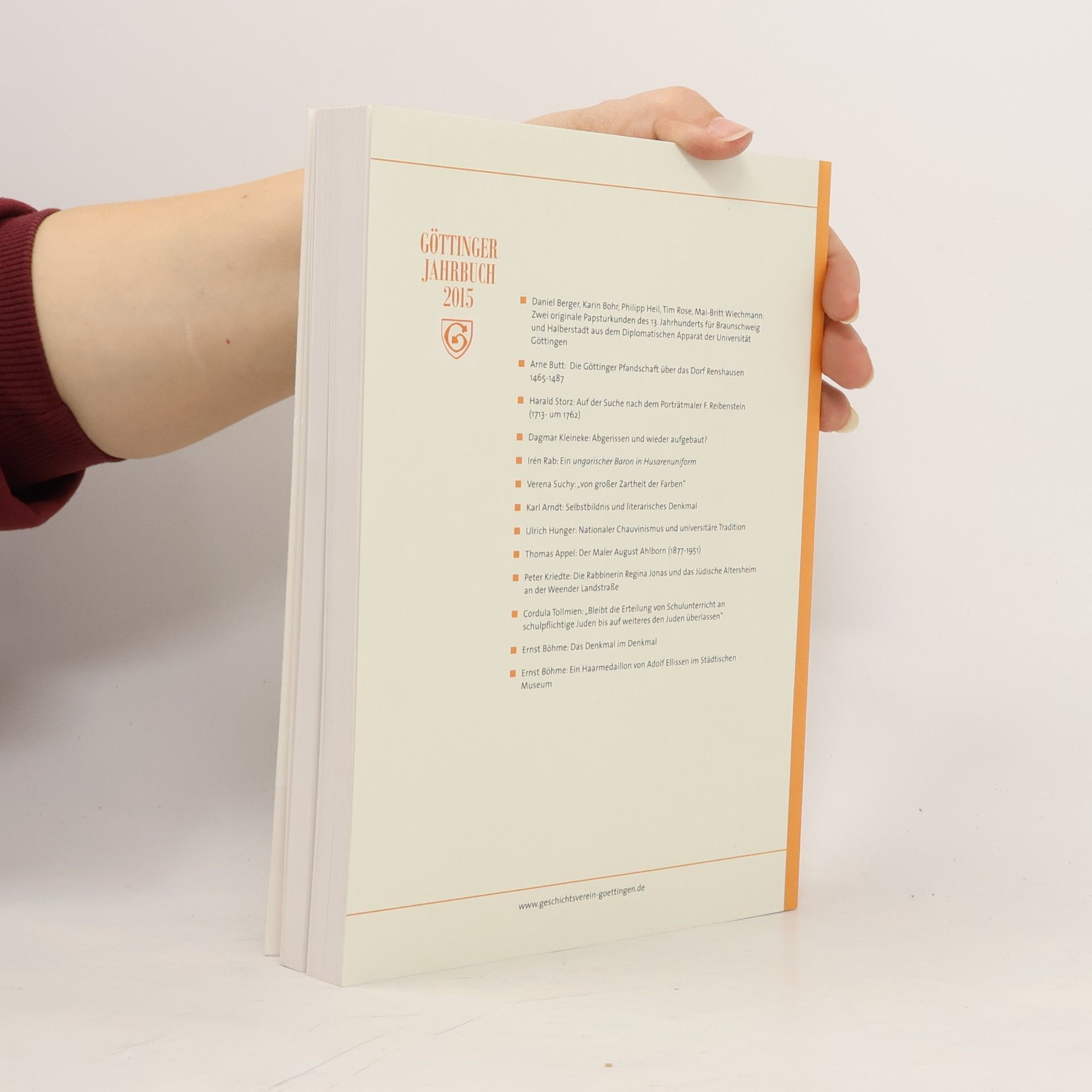Various authors Gottinger Jahrbuch 2015