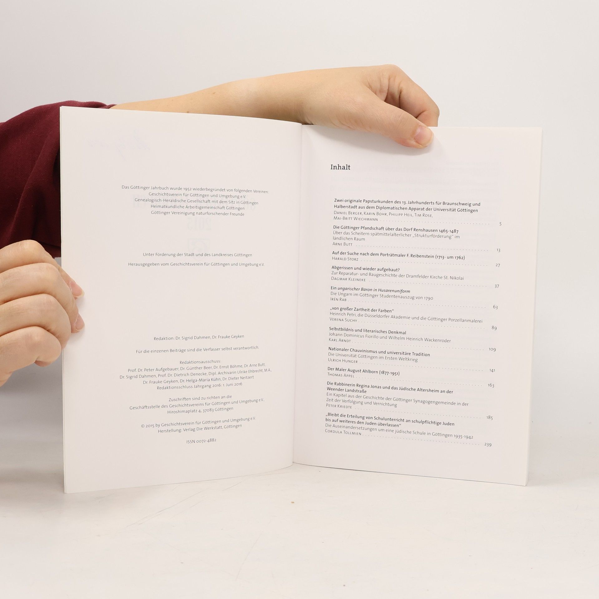 Various authors Gottinger Jahrbuch 2015