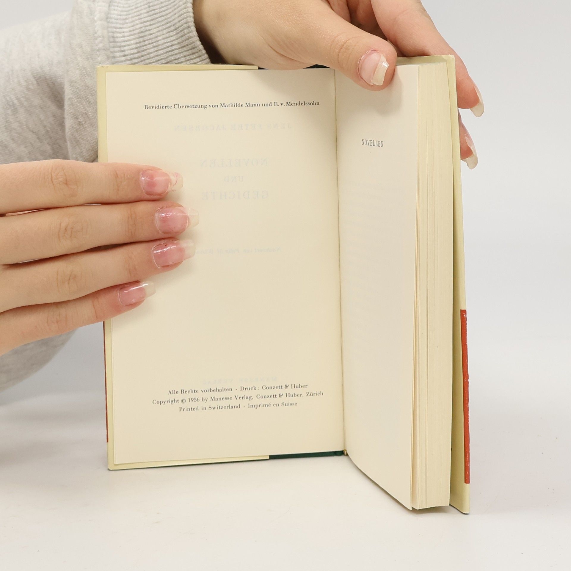 Jens Peter Jacobsen Novellen und Gedichte