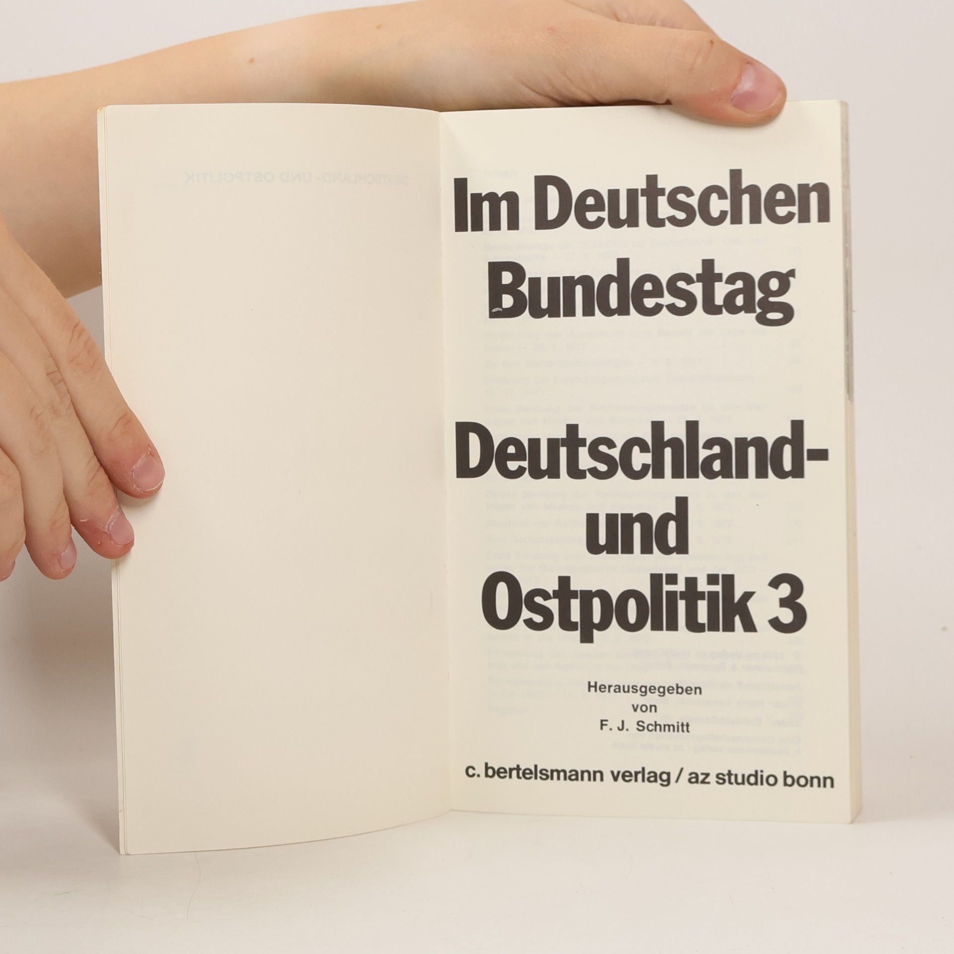Auteurscollectief Im Deutschen Bundestag