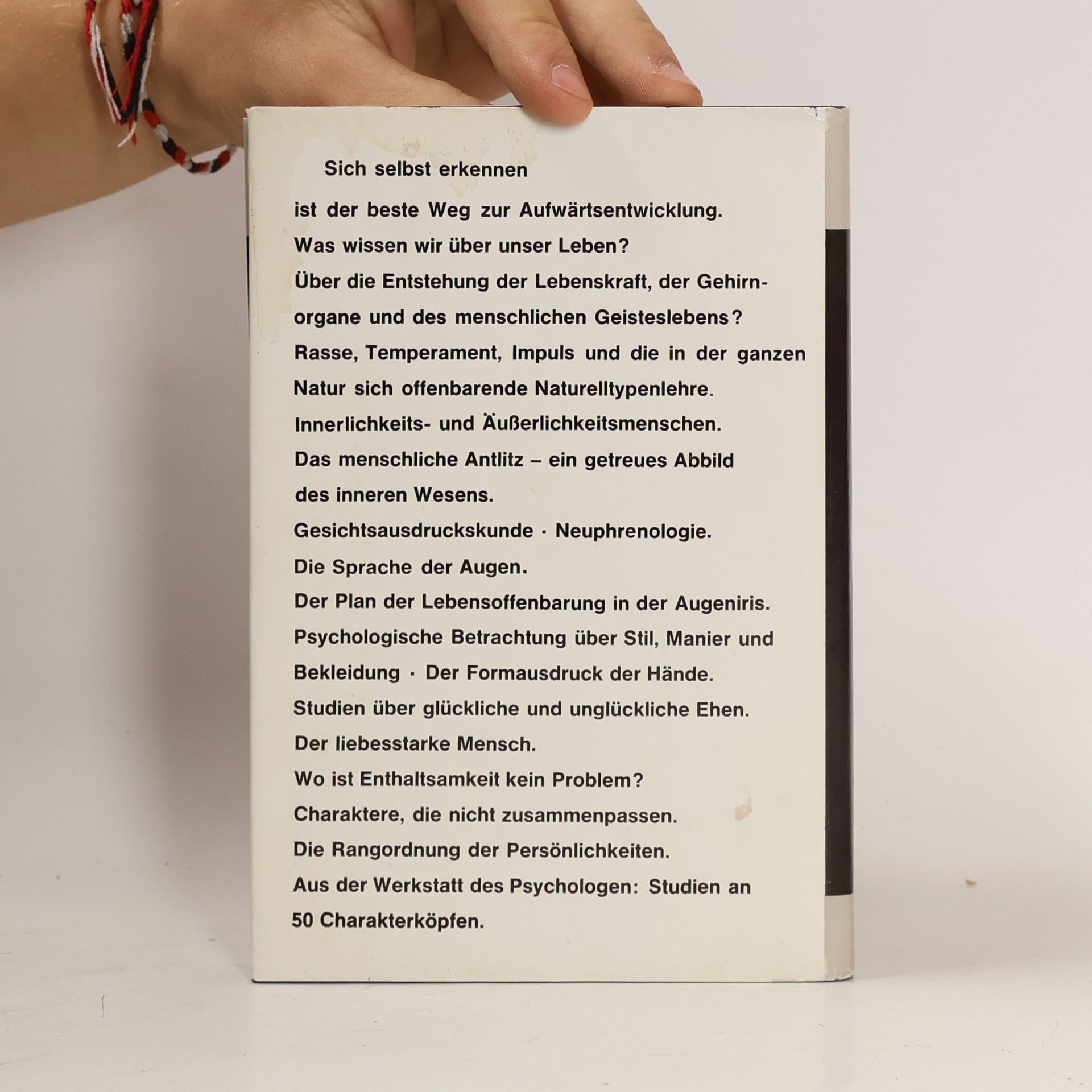 Carl Huter Illustriertes Handbuch der Menschenkenntnis