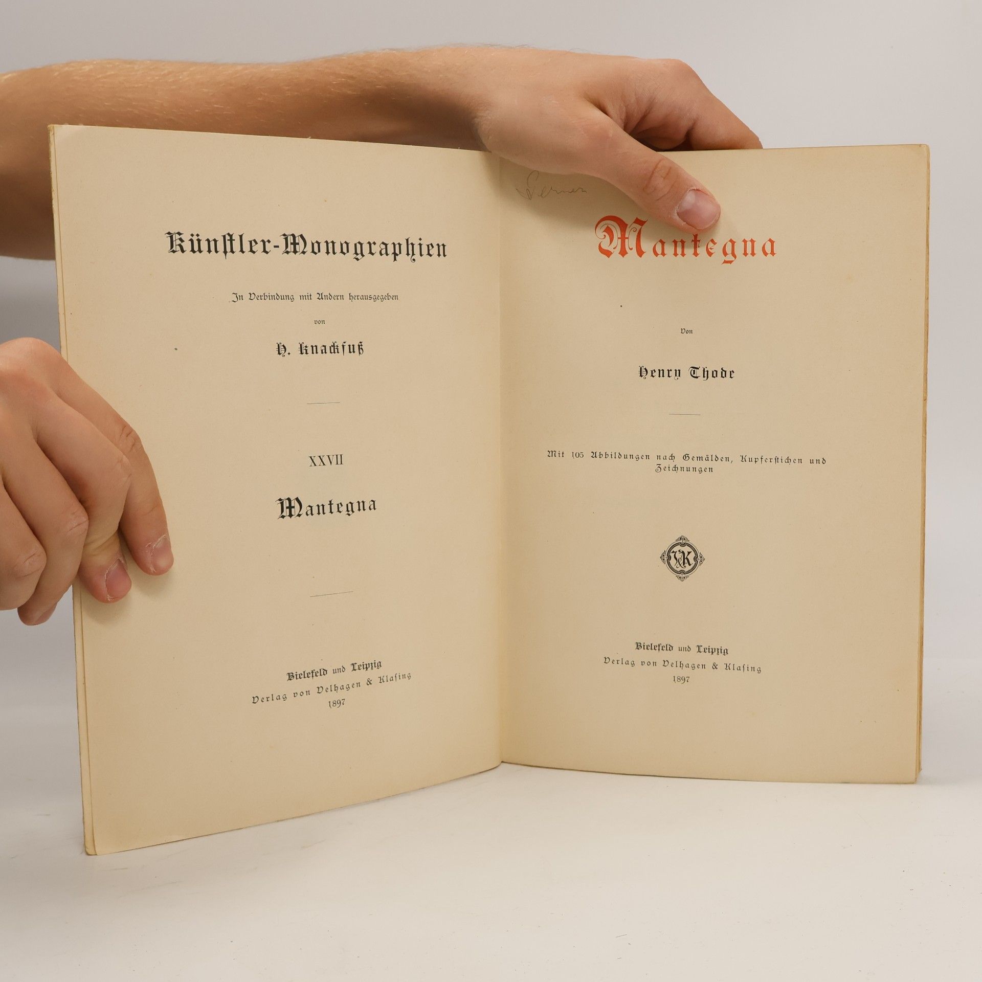 Henry Thode Künstler Monographien - Correggio