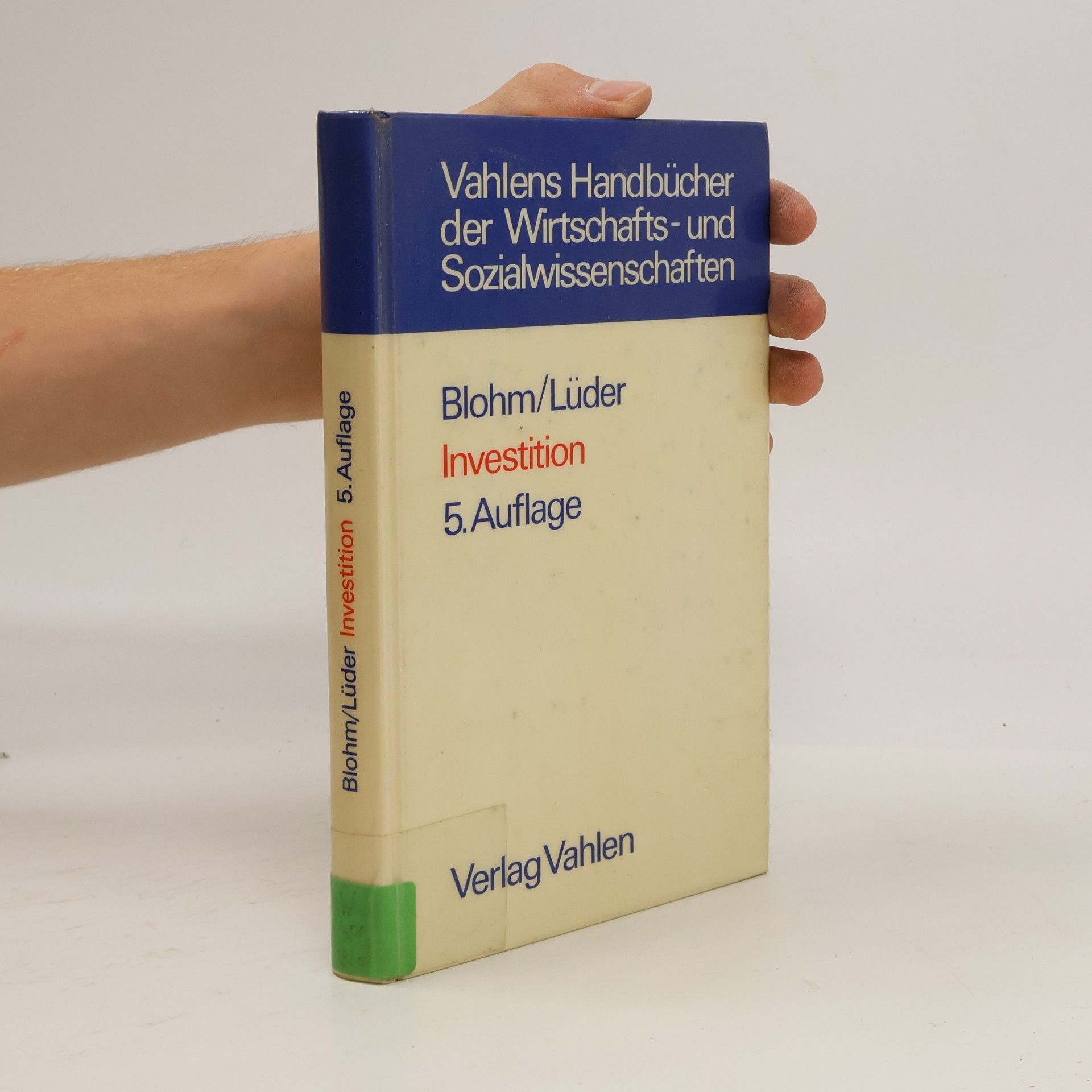 Hans Blohm Investition - 5. Auflage