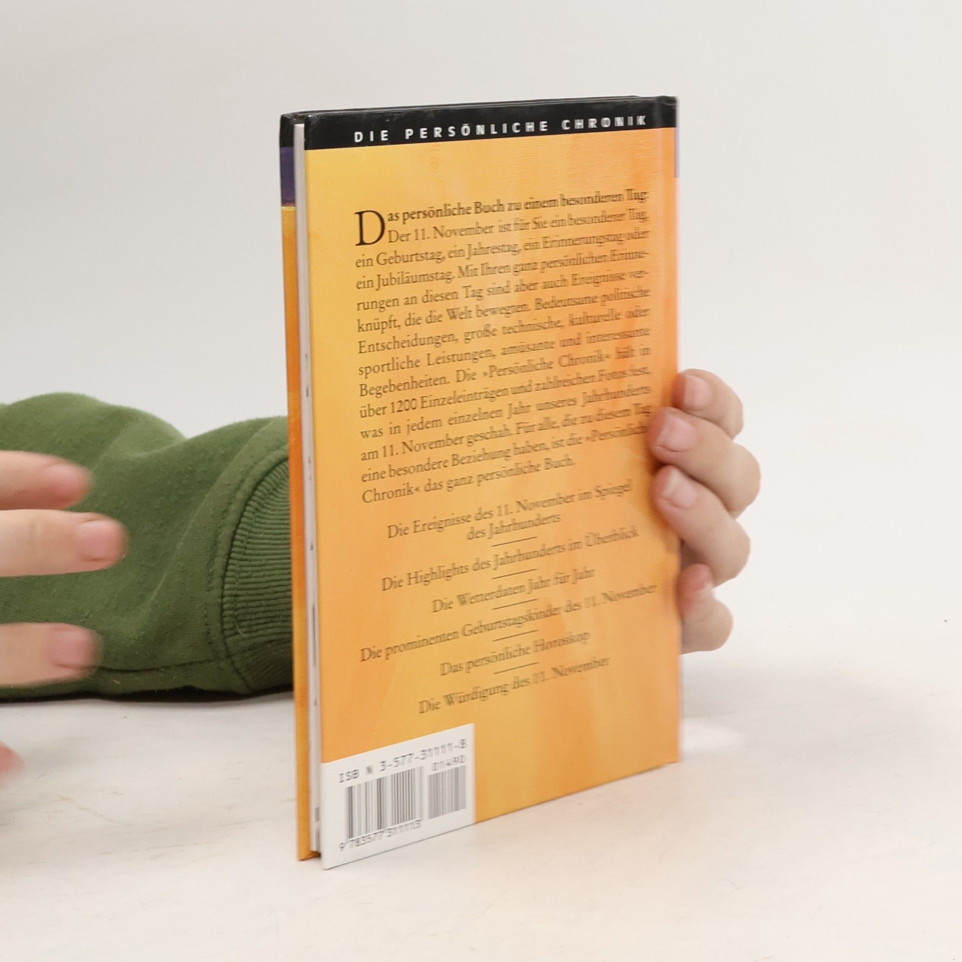 Kolektiv autorů Die persönliche Chronik. Das Buch vom 11. November