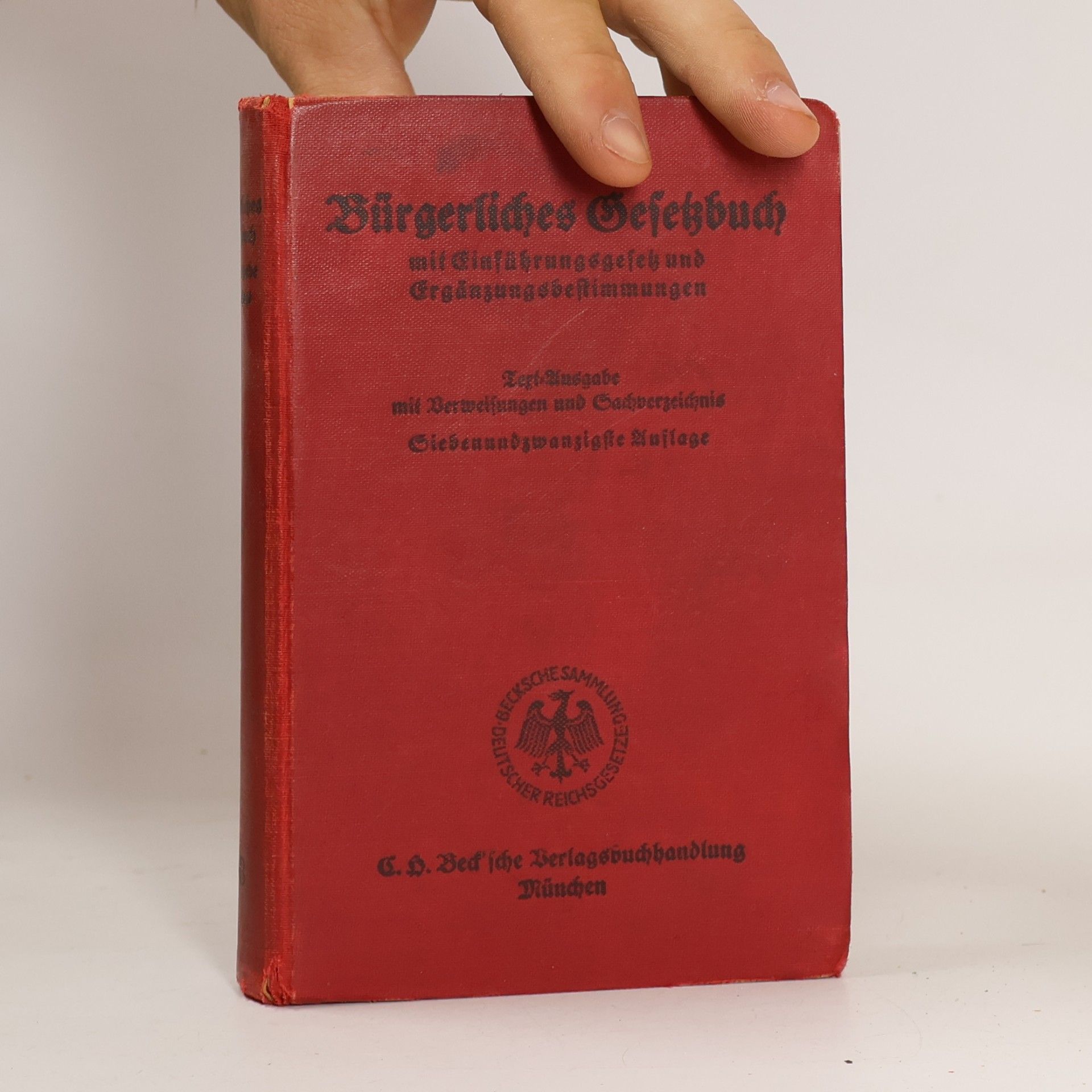 Auteurscollectief Bürgerliches Gesetzbuch mit Einführungsgesetz und Ergänzungsbestimmungen