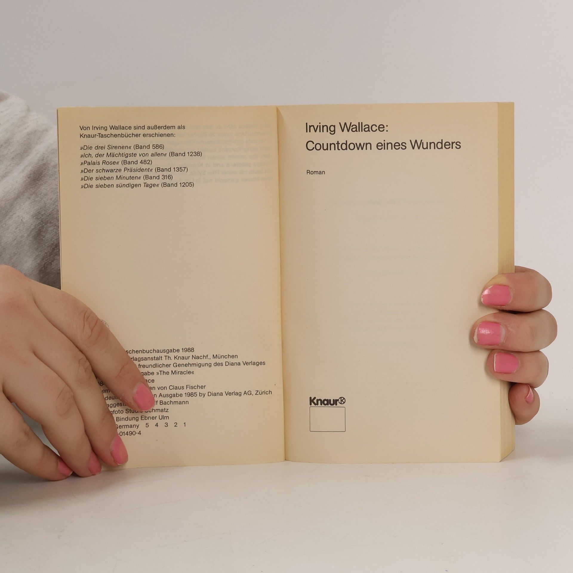 Irving Wallace Countdown eines Wonders
