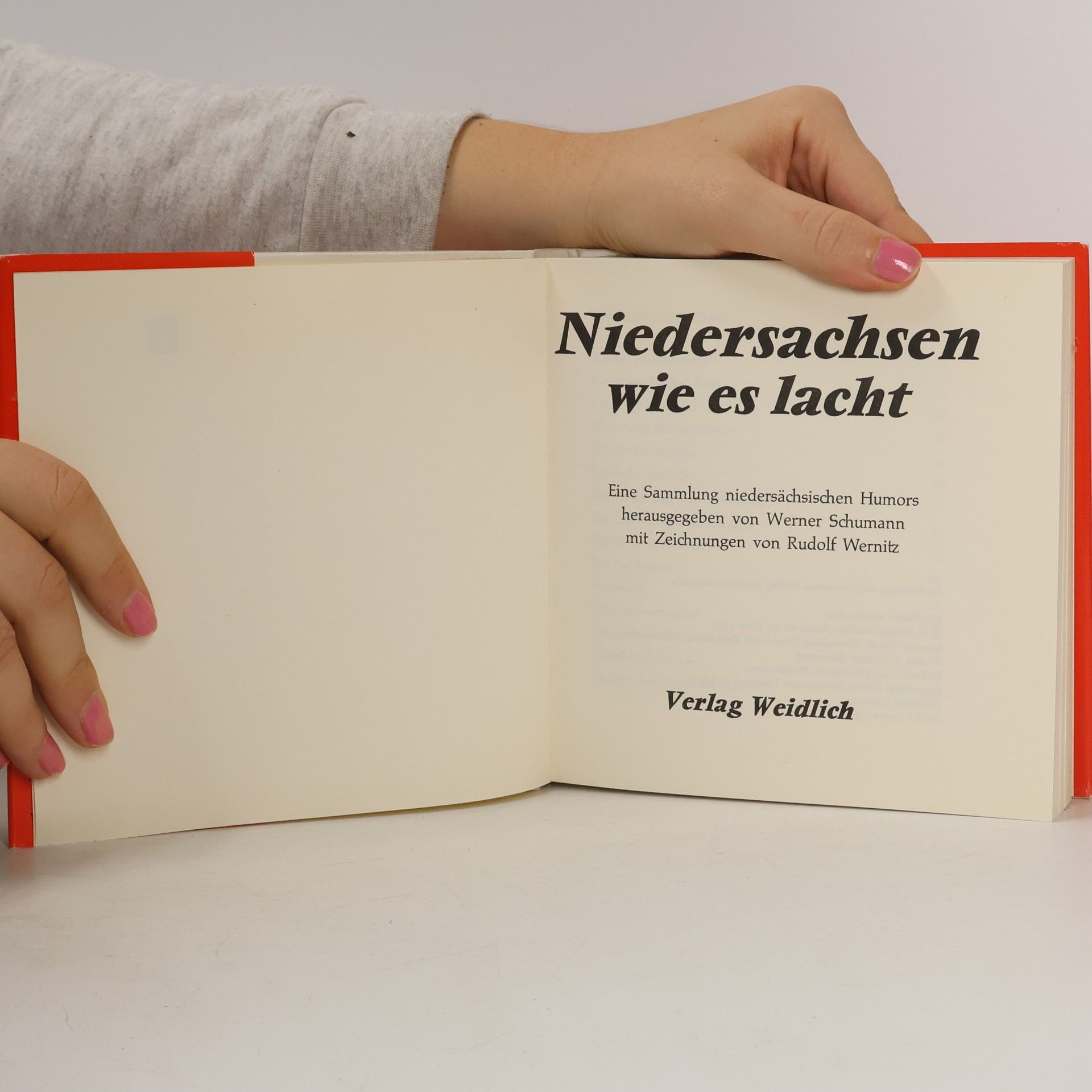 Werner Schumann Niedersachsen wie es lacht