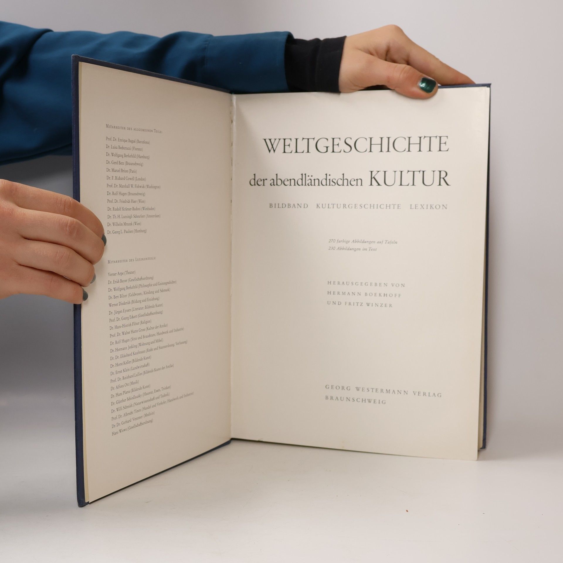 Collectif d'auteurs Weltgeschichte der abendlandischen Kultur
