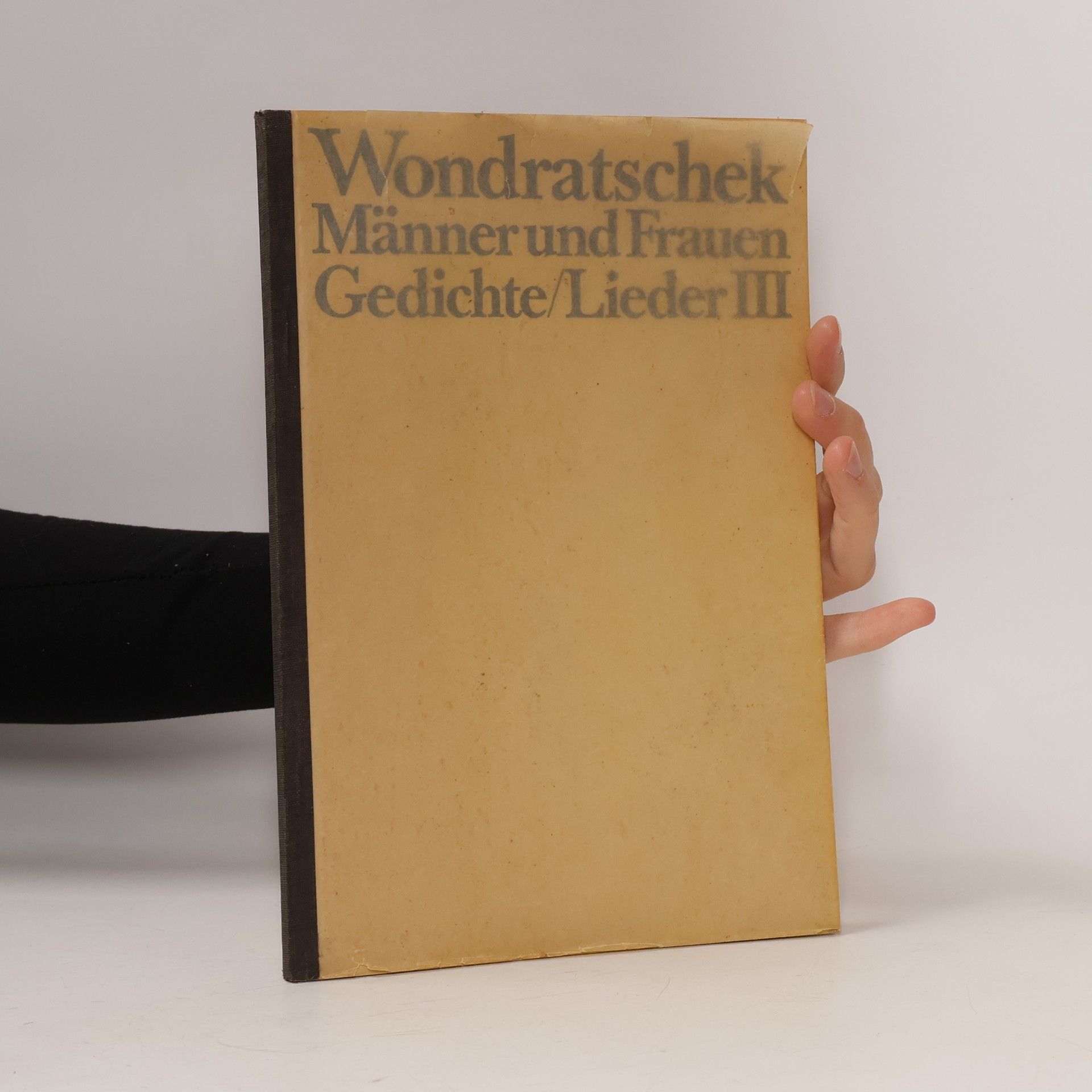 Männer und Frauen Gedichte/Lieder III