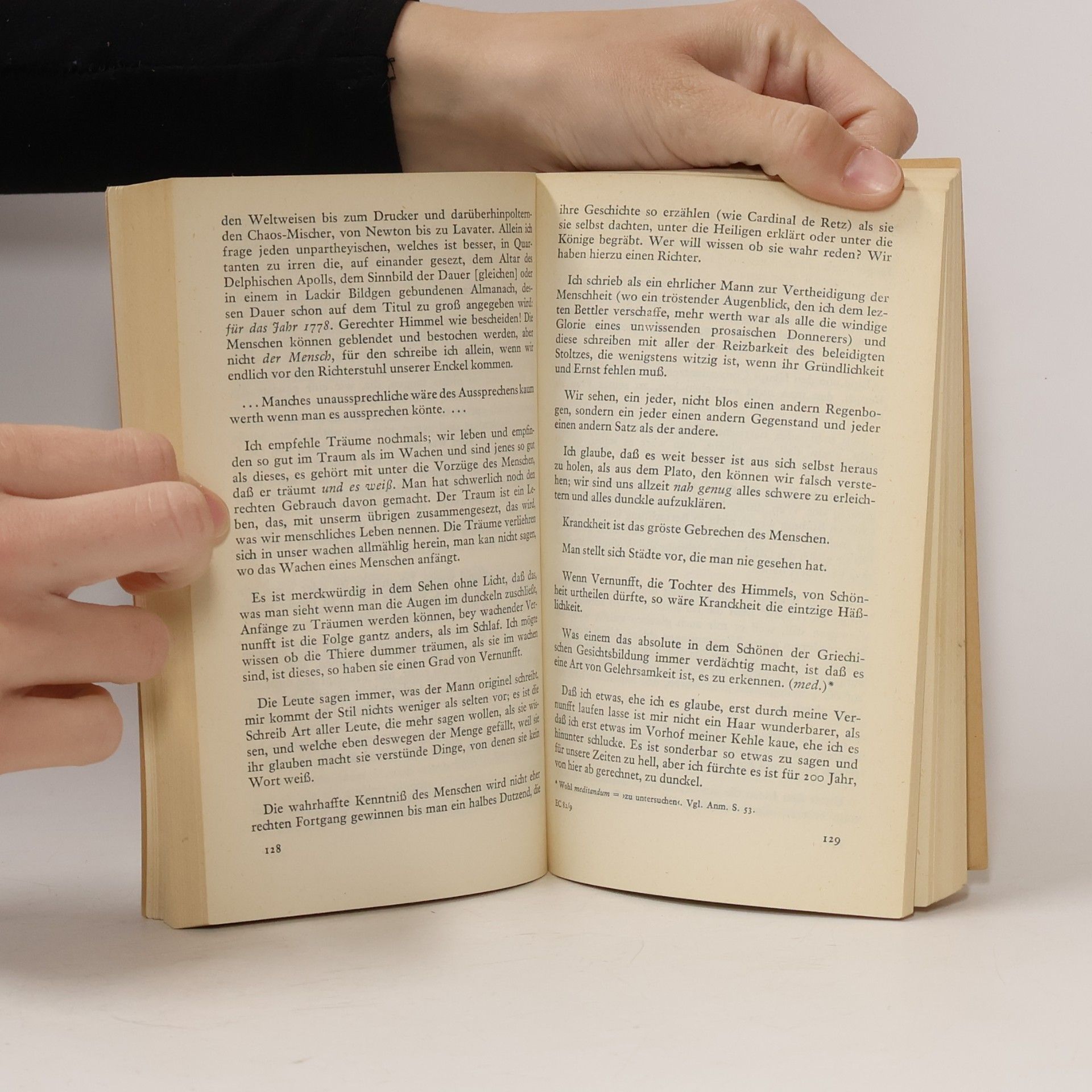 Georg Christoph Lichtenberg Gedankenbücher