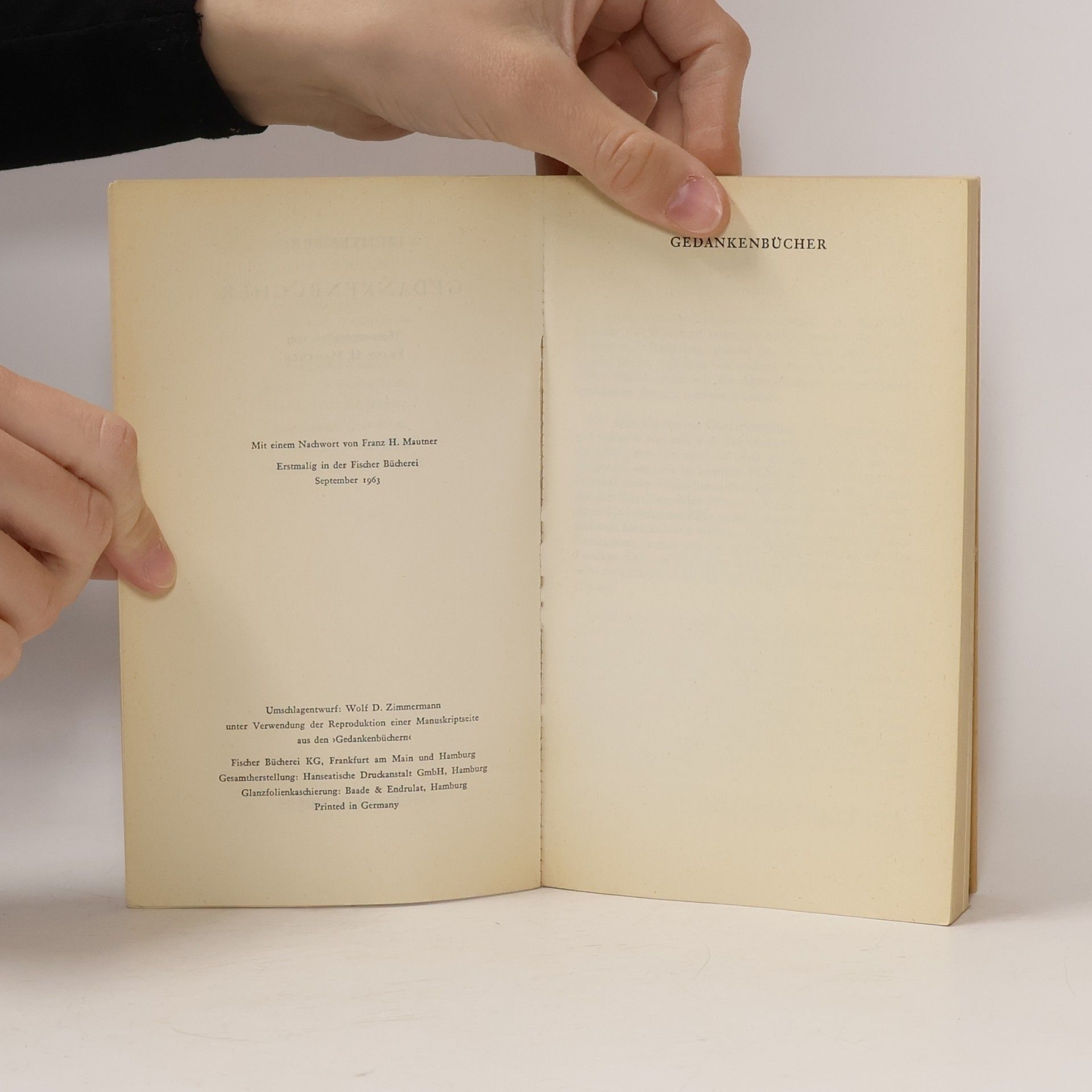 Georg Christoph Lichtenberg Gedankenbücher