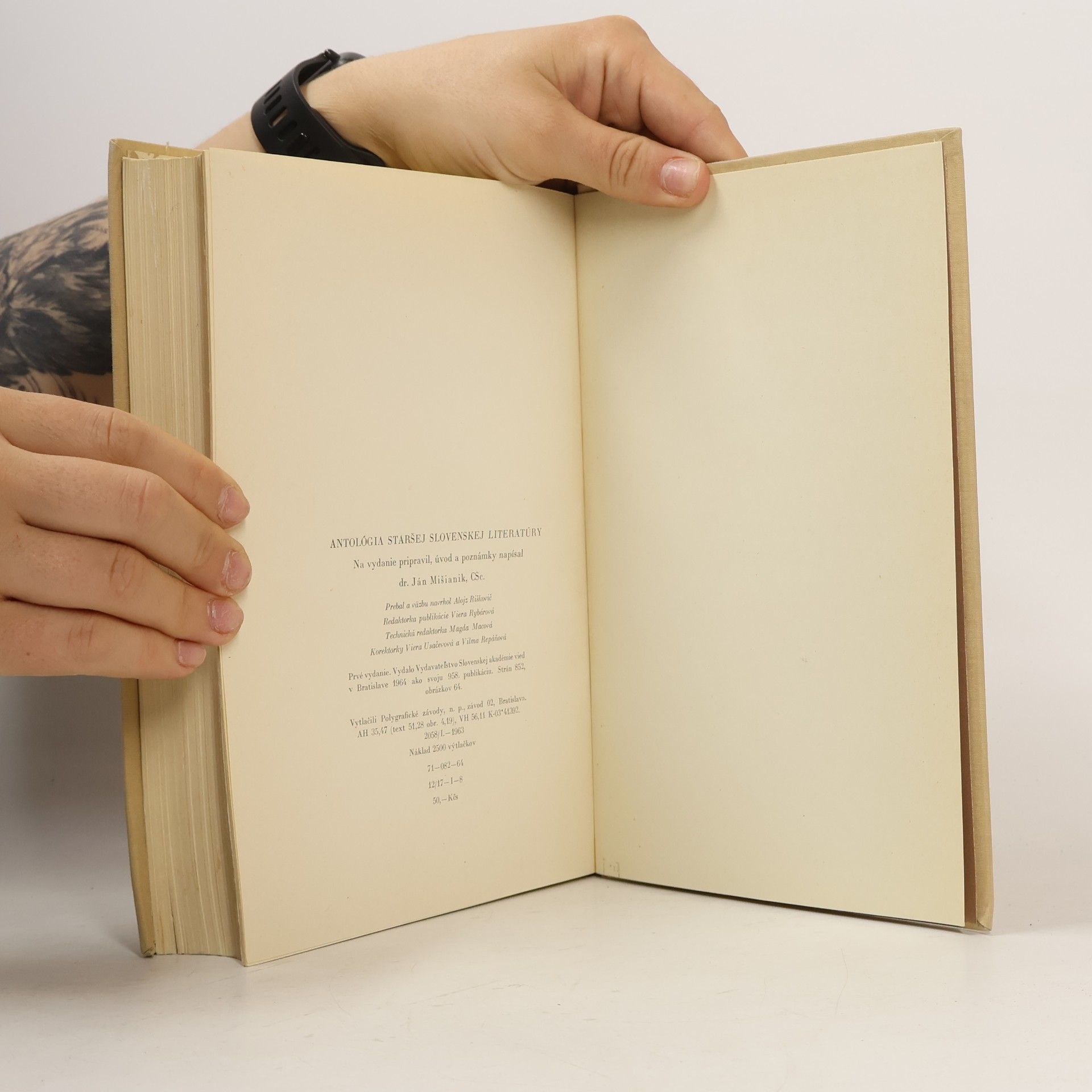 Ján Mišianik Antológia staršej slovenskej literatúry