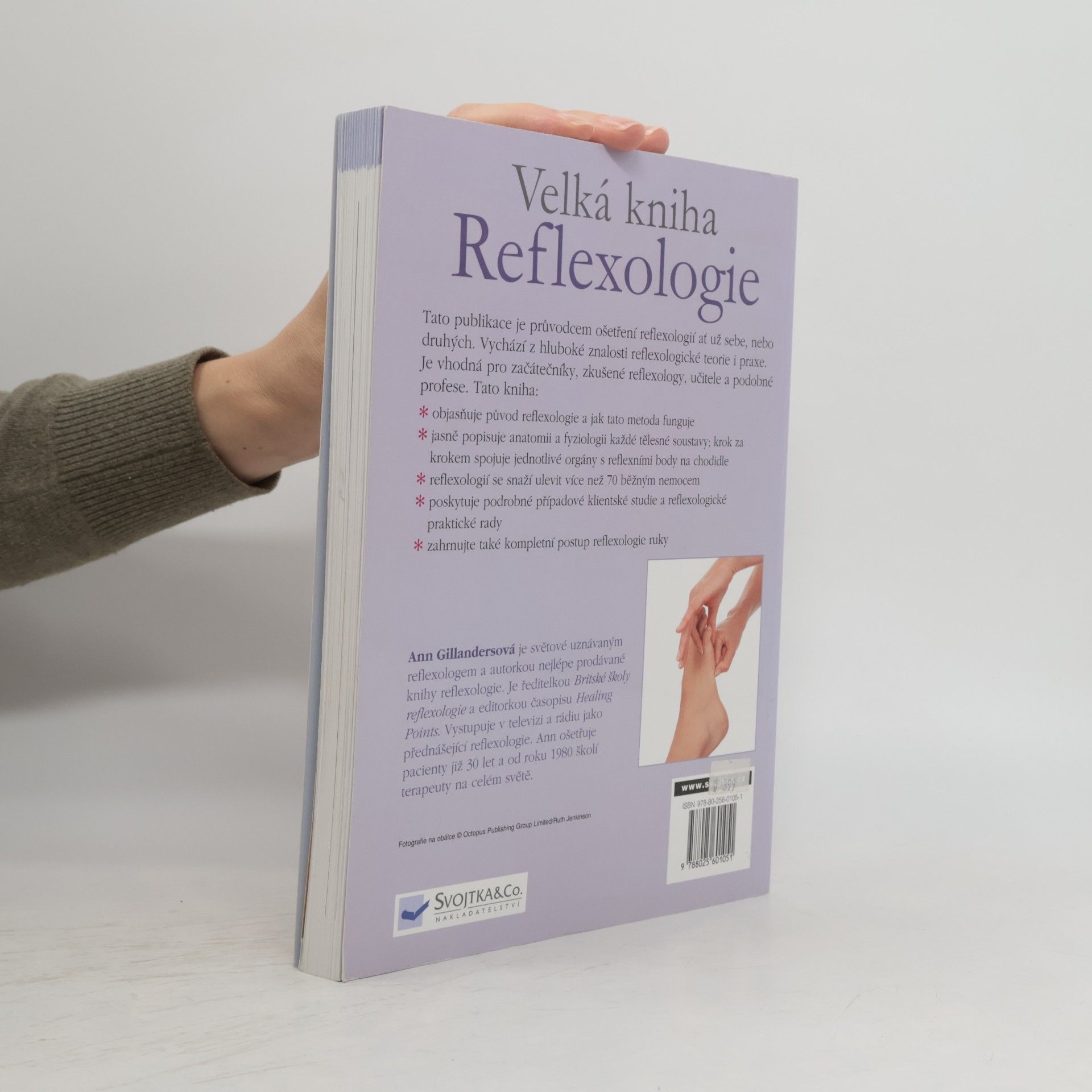 Ann Gillanders Velká kniha reflexologie : všechno, co potřebujete vědět z teorie i praxe