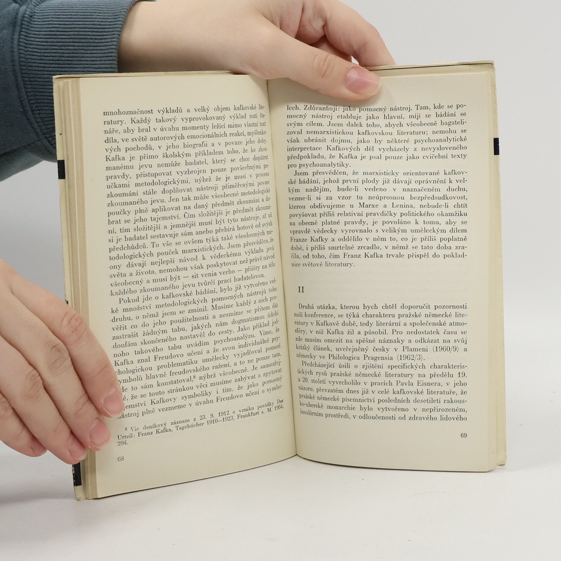 Eduard Goldstücker Na téma Franz Kafka