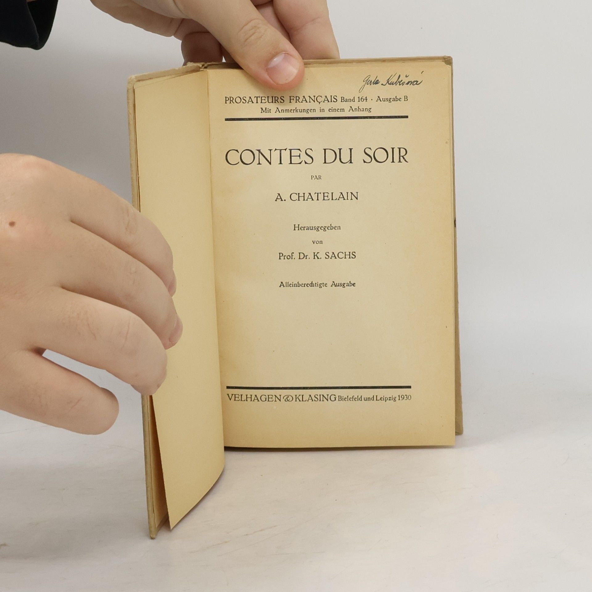 A. Chatelain Contes du Soir