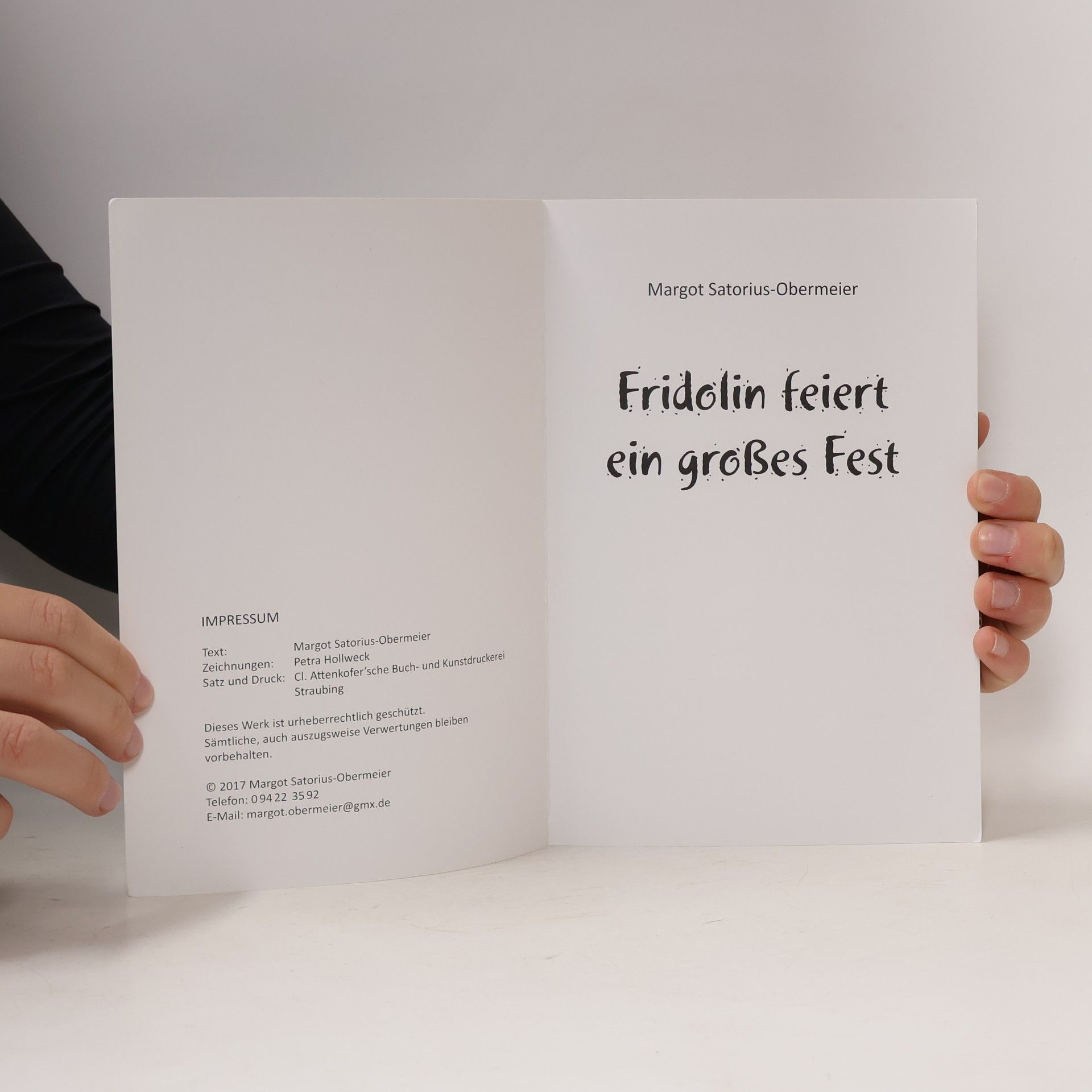 Margot Satorius-Obermeier Fridolin feiert ein großes Fest