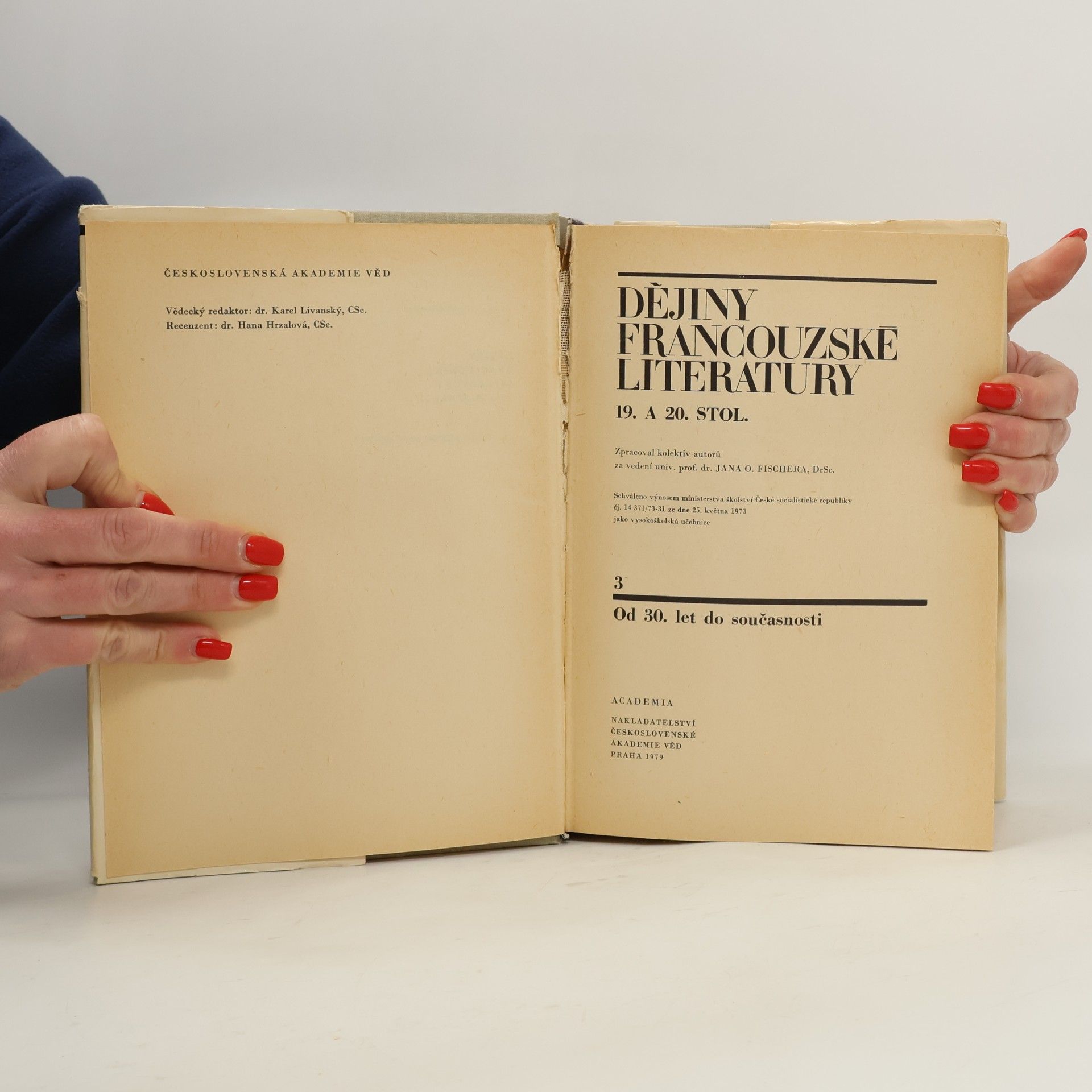 Jan O. Fischer Dějiny francouzské literatury 3