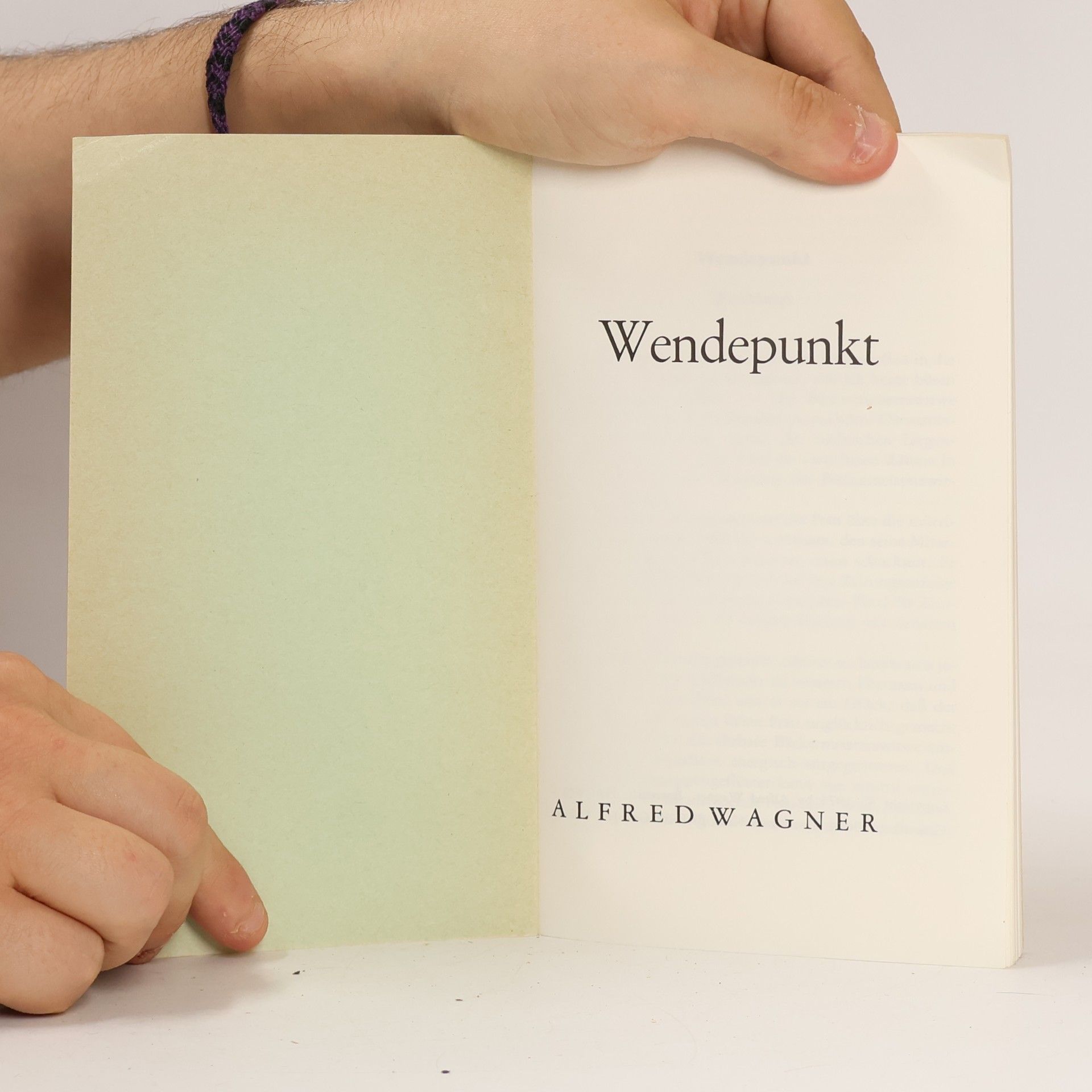 Alfred Wagner Wendepunkt
