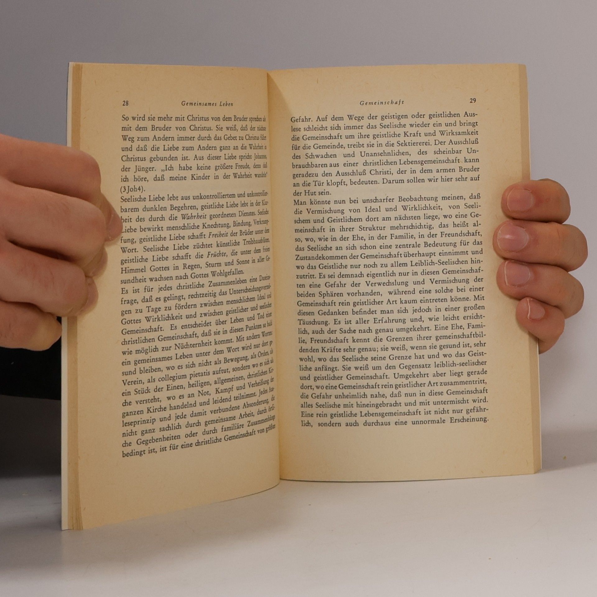 Dietrich Bonhoeffer Gemeinsames Leben