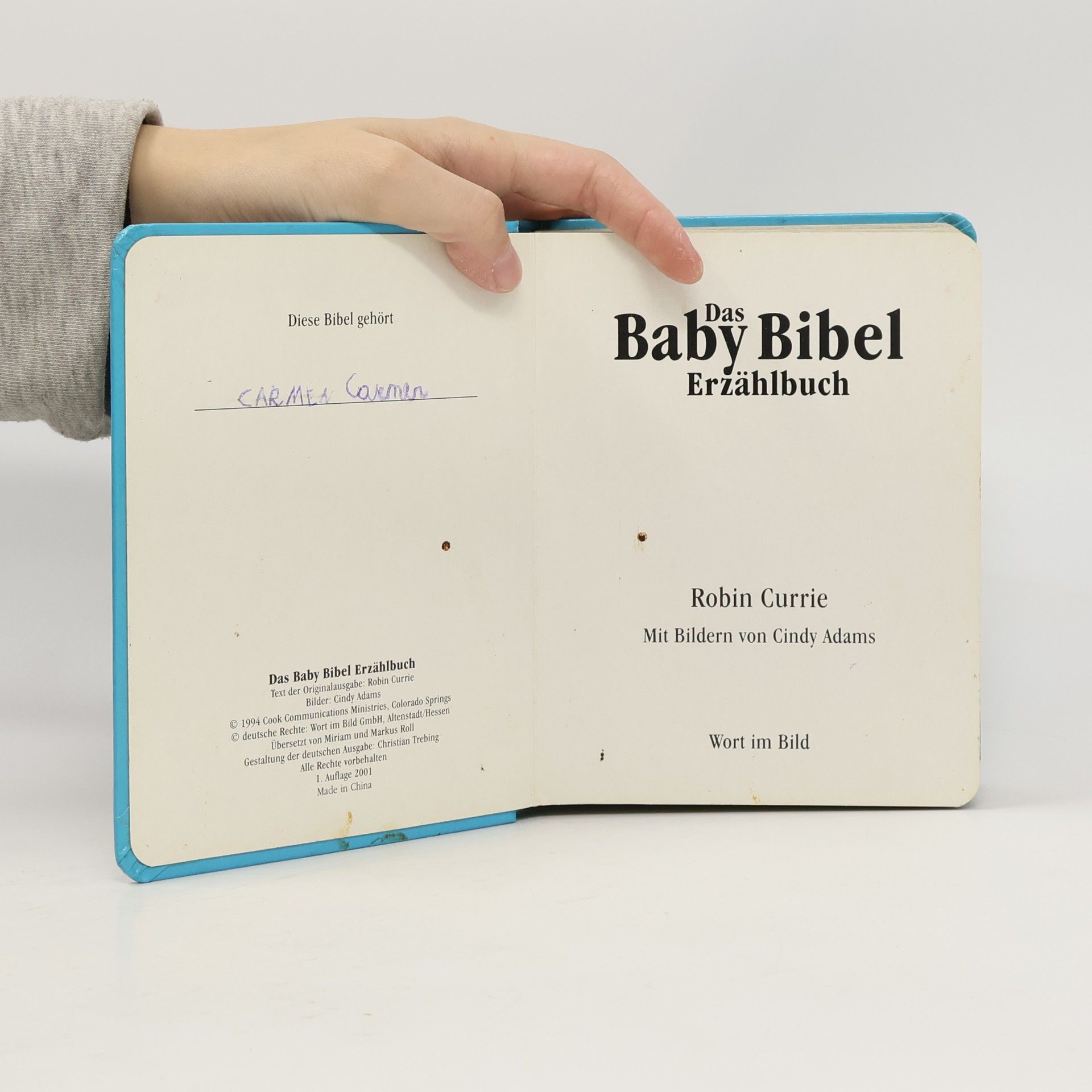 Robin Currie Das Baby Bibel Erzählbuch (Livre en allemand)