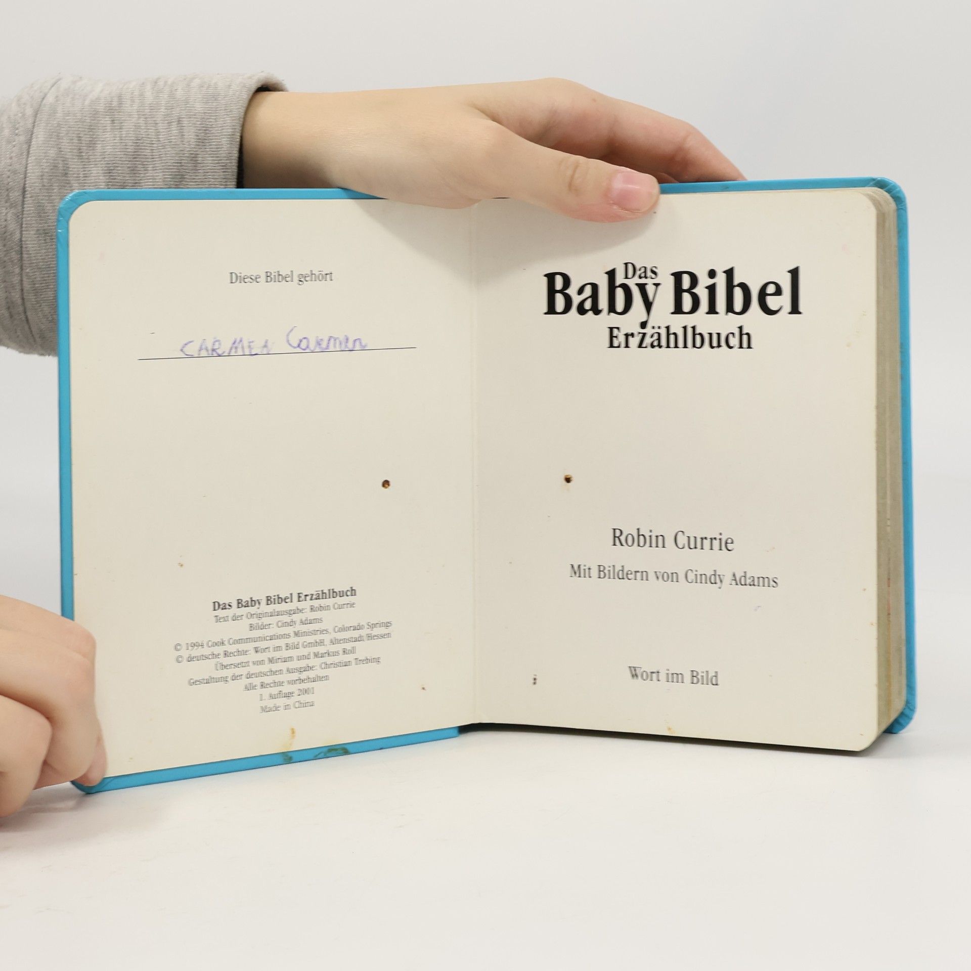 Robin Currie Das Baby Bibel Erzählbuch (Livre en allemand)