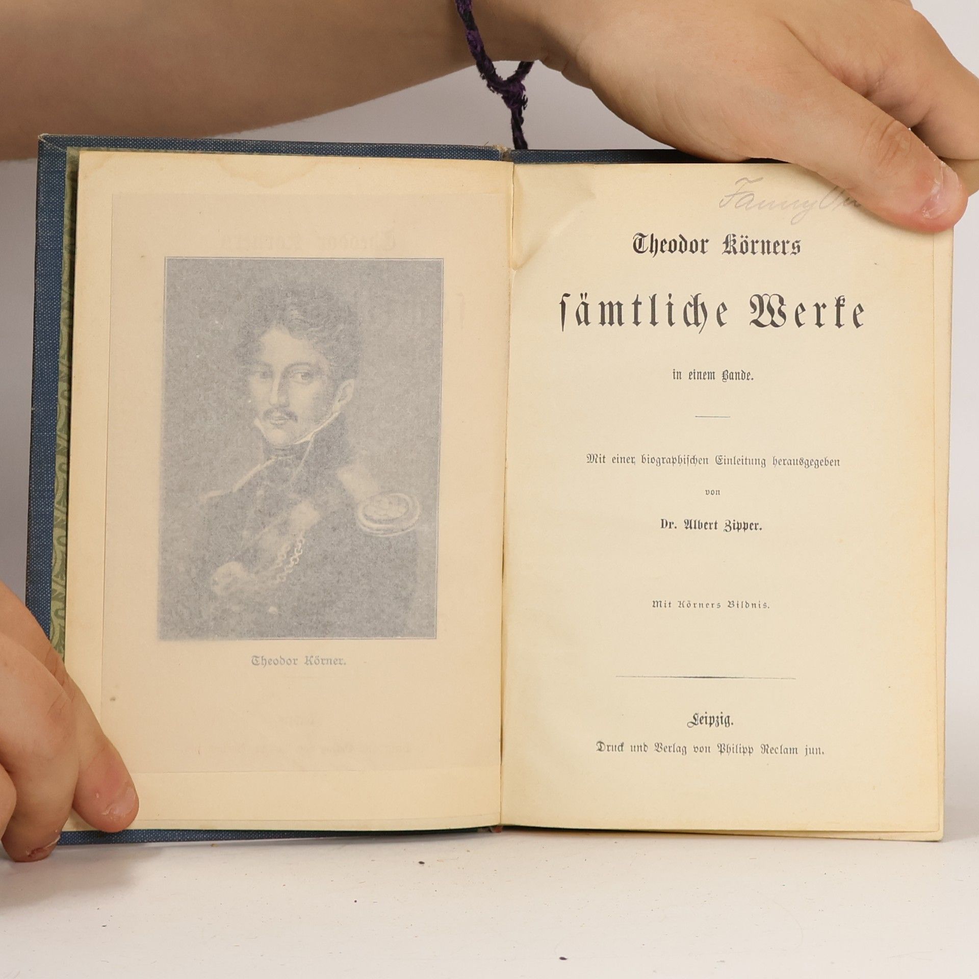 Theodor Körner Körner's sämtliche Werke