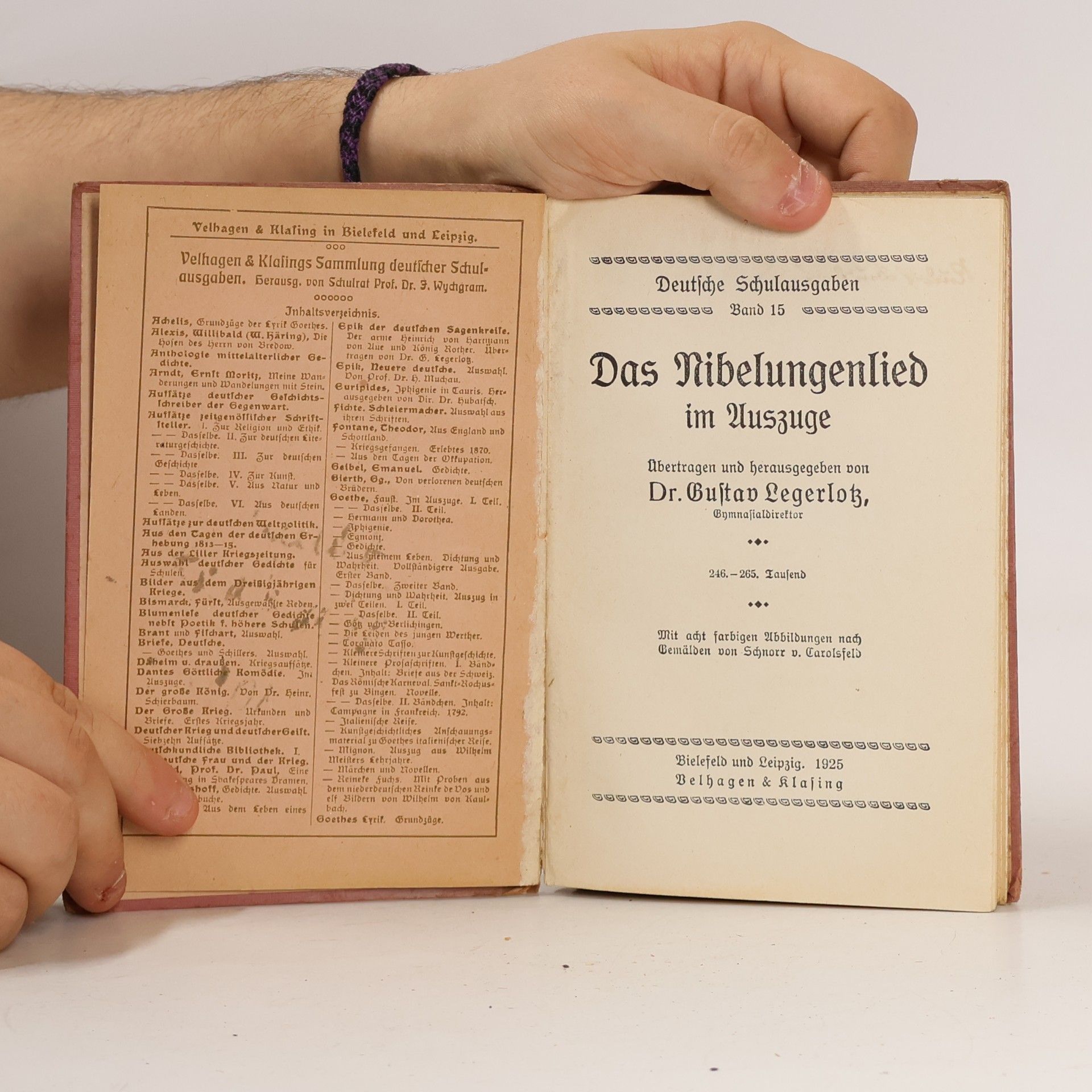 Dr. Gustav Legerlotz Das Nibelungenlied im Auszuge
