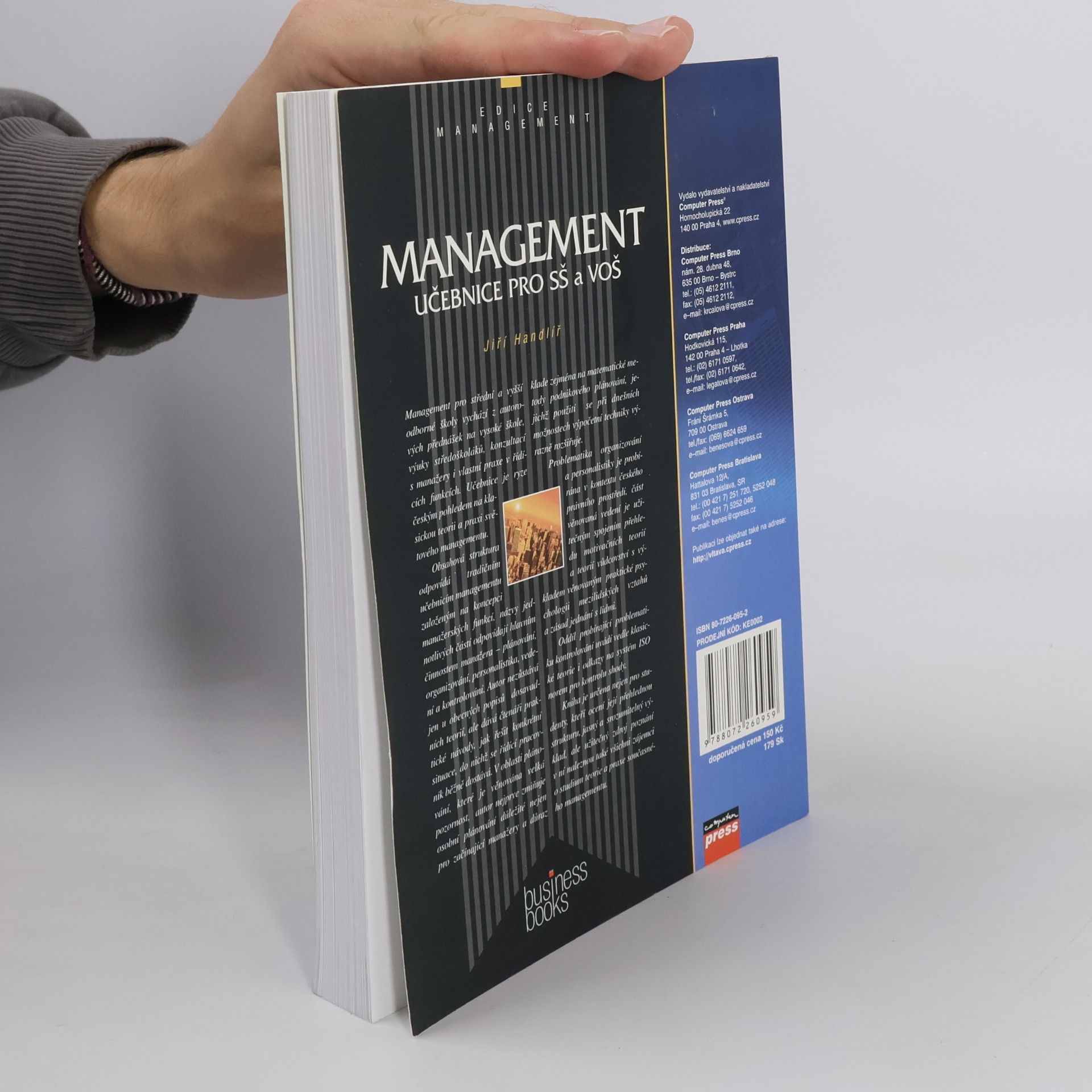 Jiří Handlíř Management pro střední a vyšší odborné školy