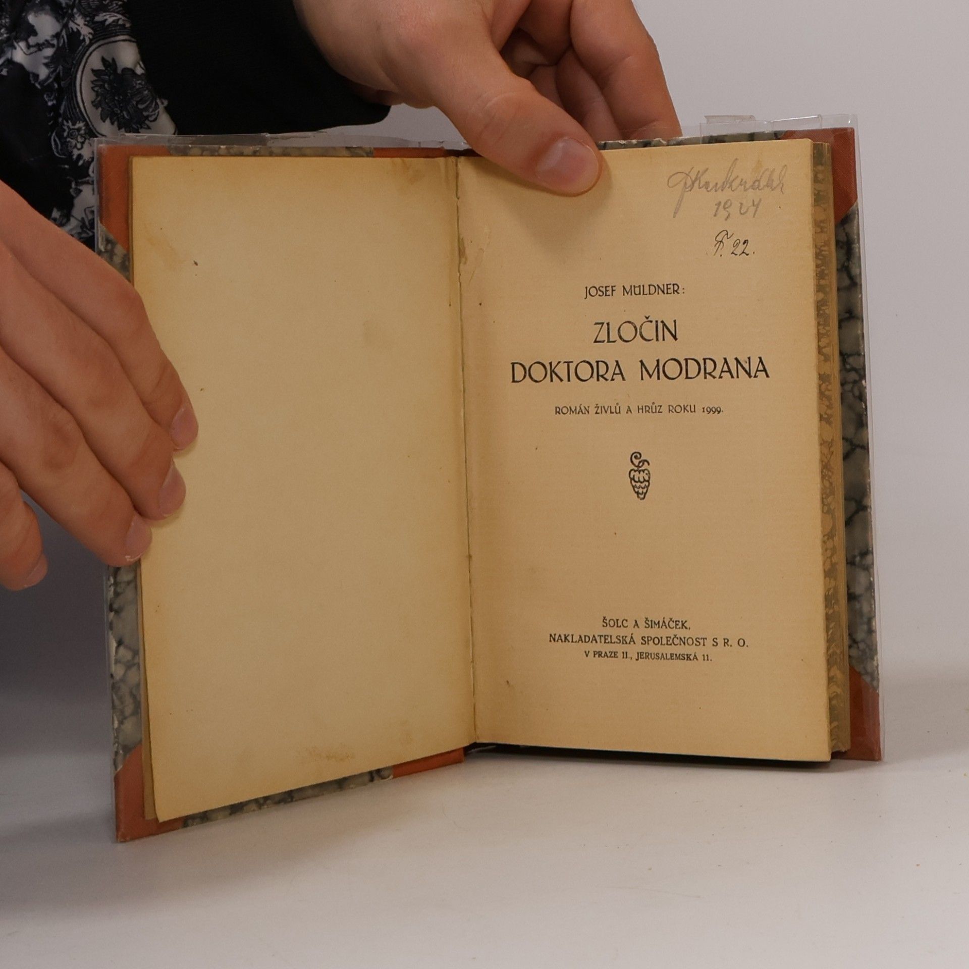 Josef Müldner Zločin doktora Modrana