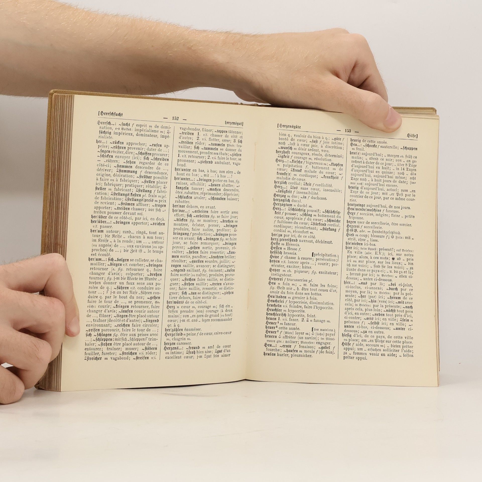 F. Le Bourgeois Langenscheidts Handelswörterbücher - Französisch teil II Deutsch - französisch