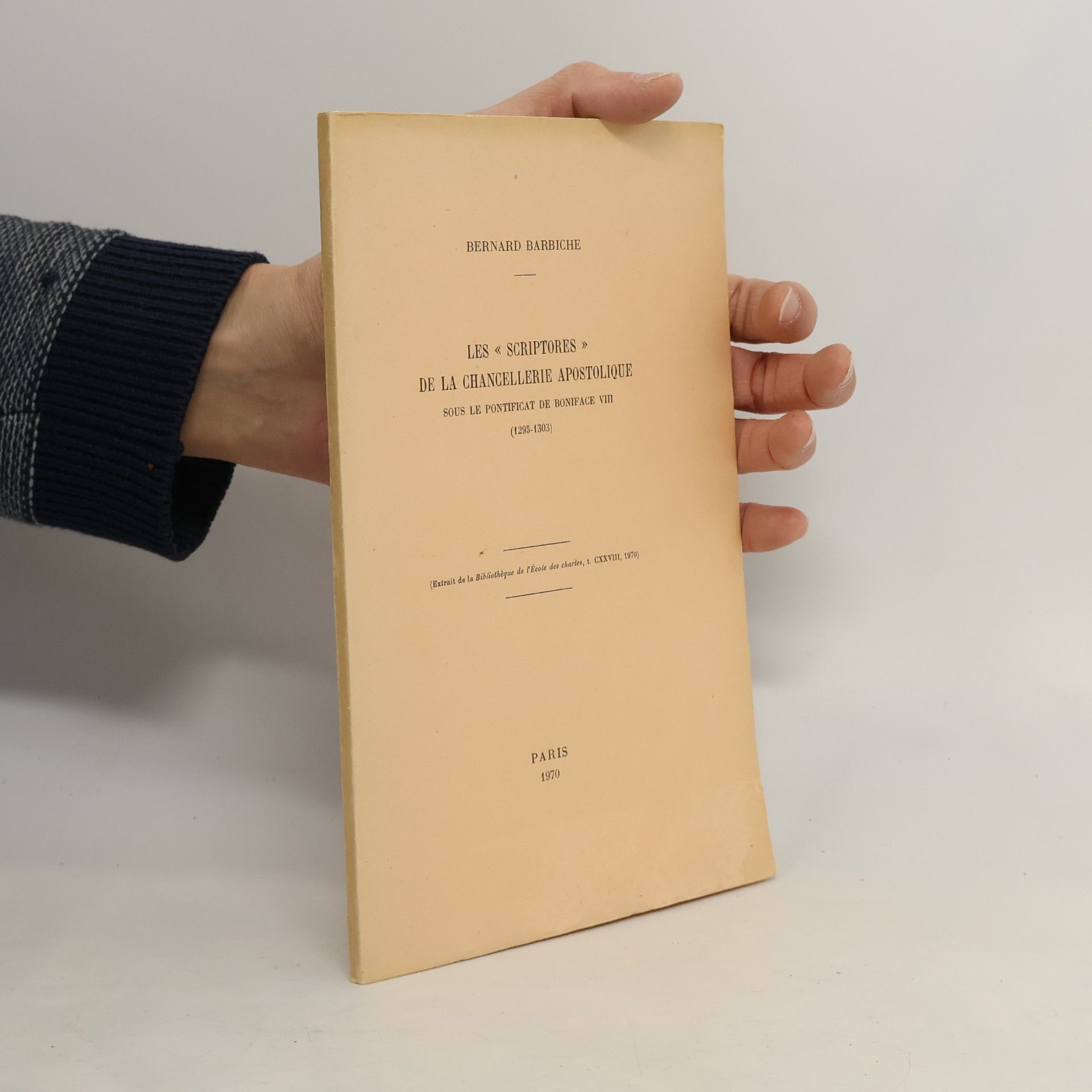 Les Scriptores de la chancellerie apostolique