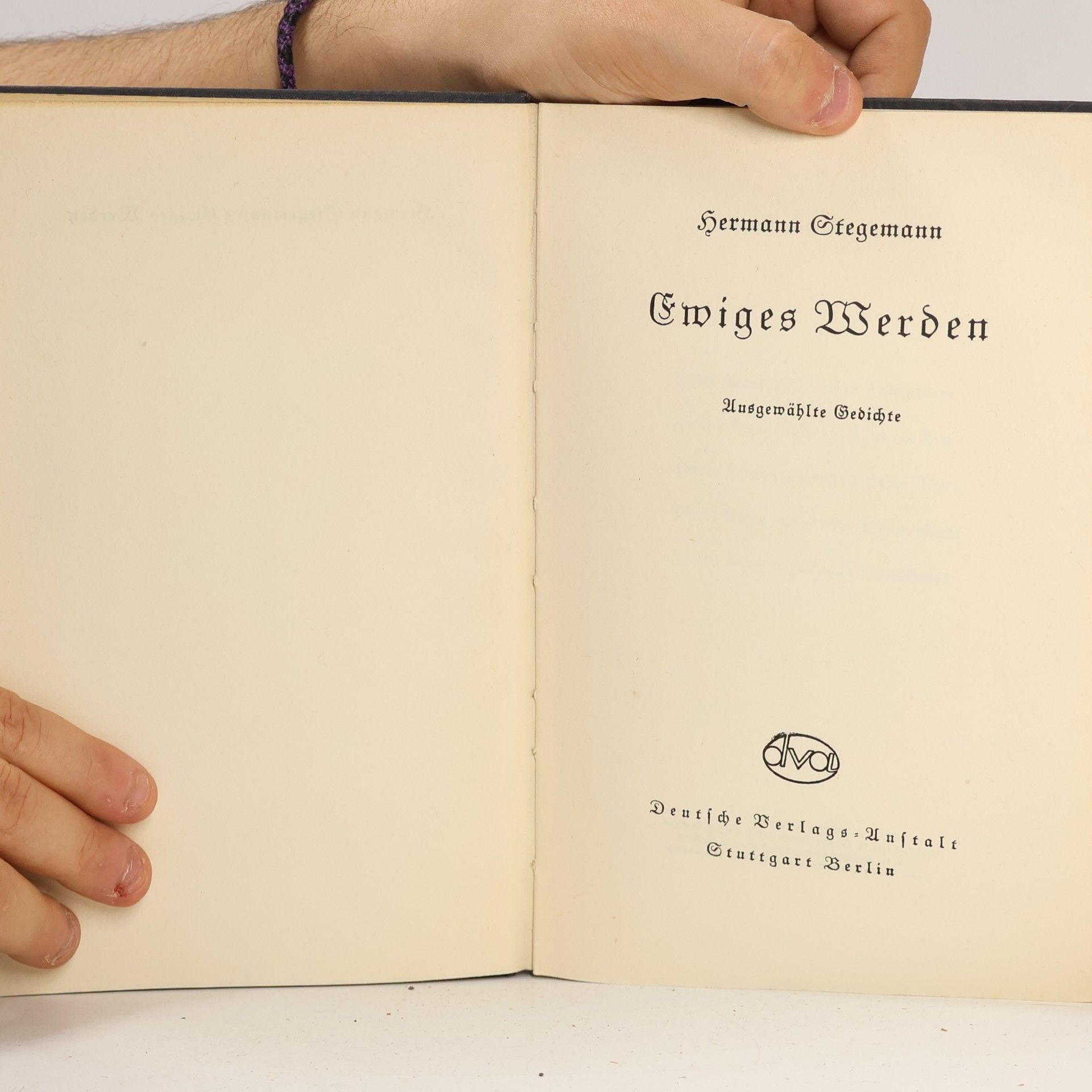 Hermann Stegemann Ewiges Werden