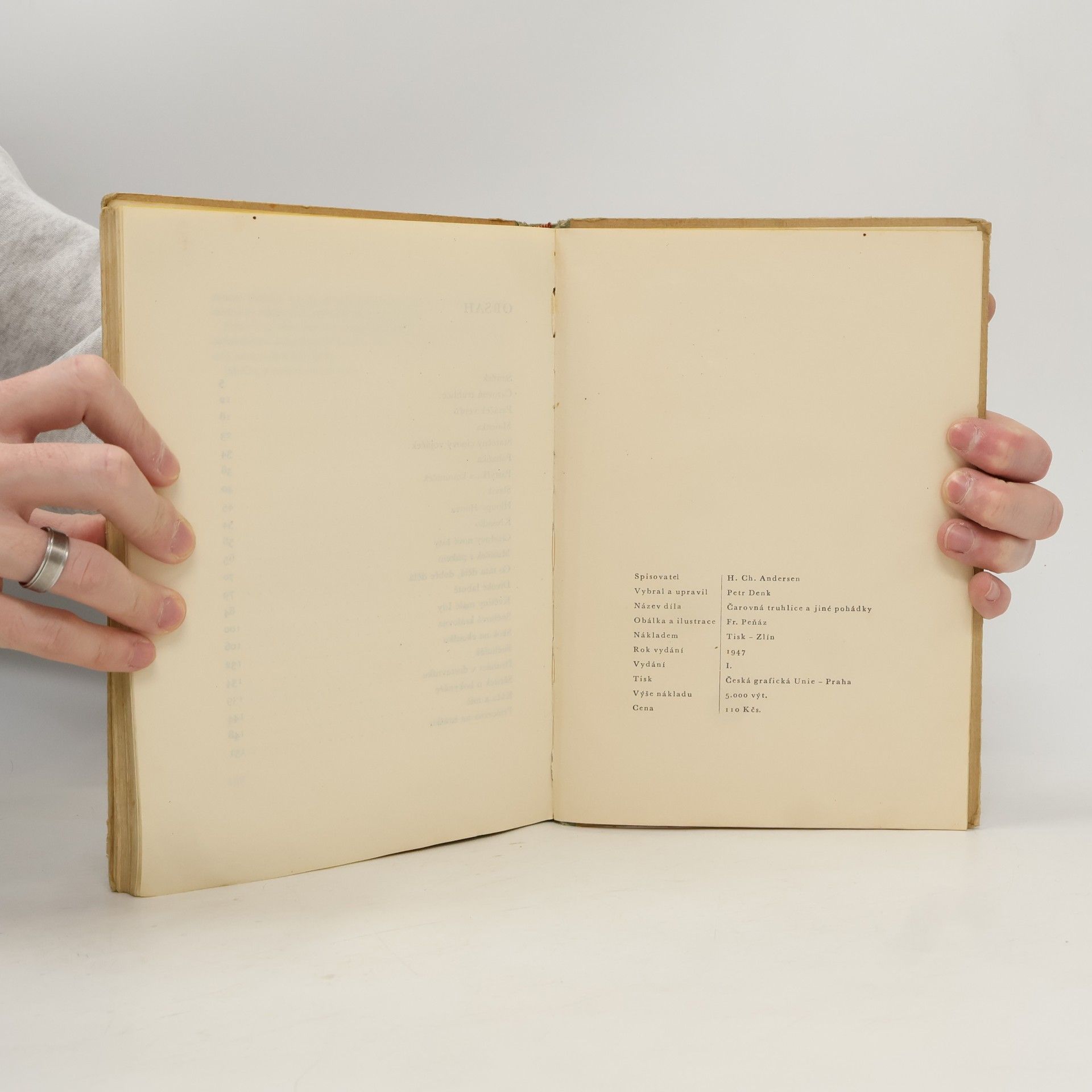 Hans-Christian Andersen Čarovná truhlice a jiné pohádky
