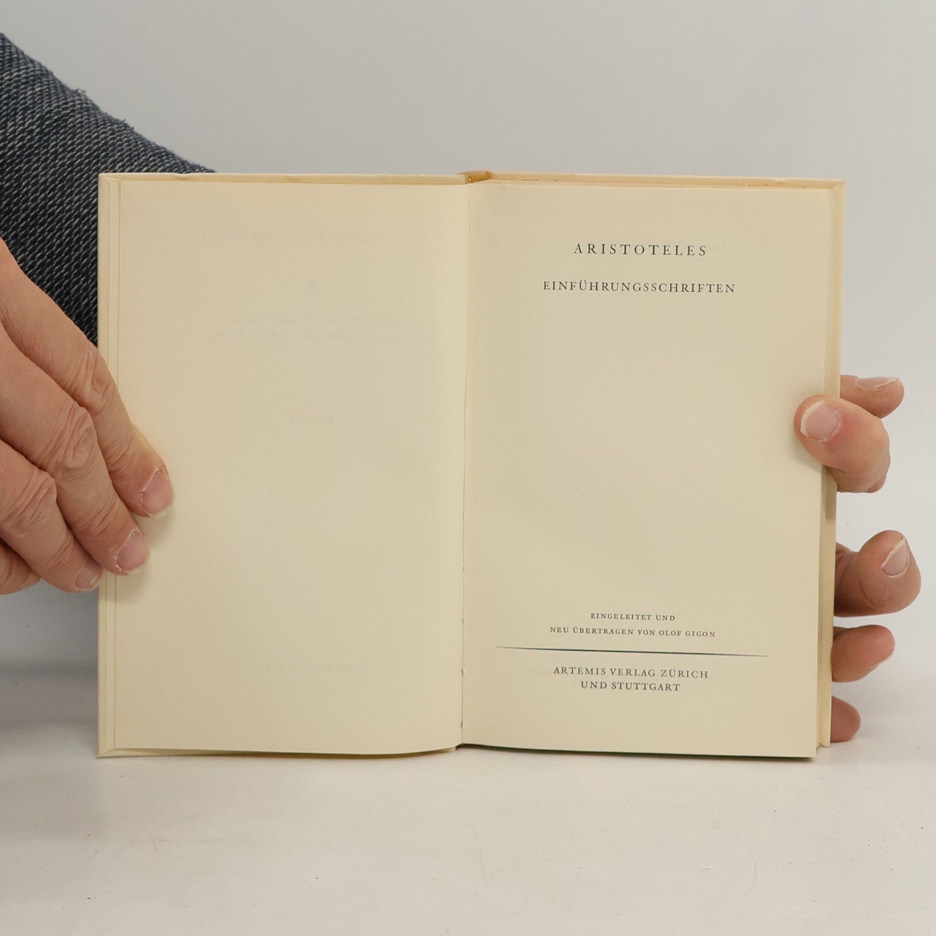 Aristotelés Einführungsschriften
