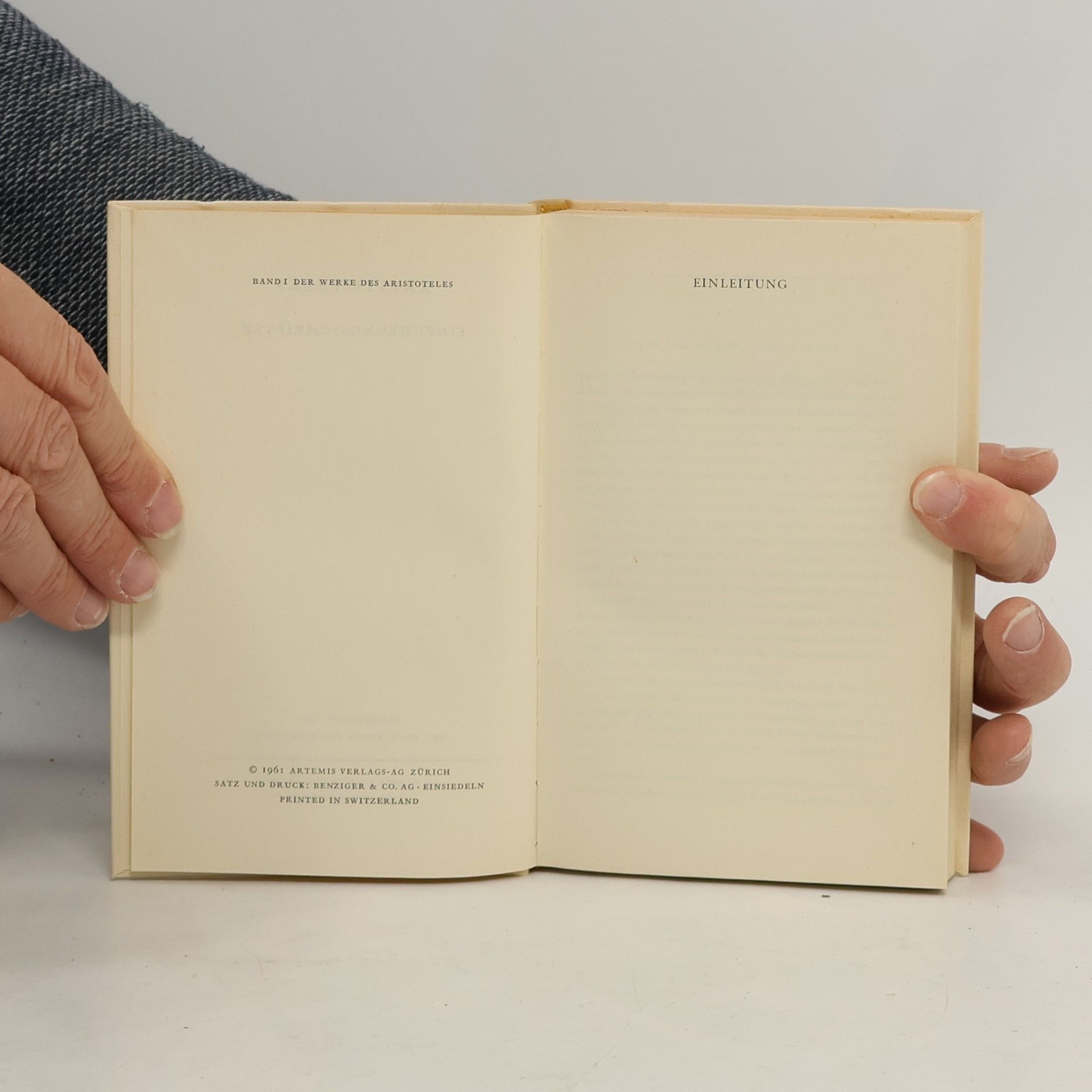 Aristotelés Einführungsschriften