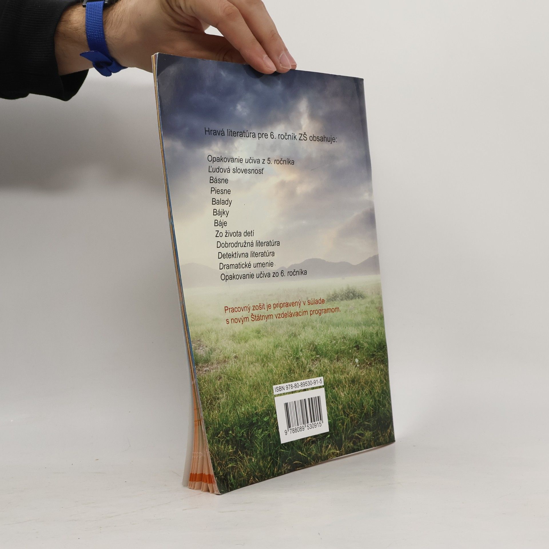 Collectif d'auteurs Hravá literatúra. Pracovný zošit pre 6. ročník ZŠ a prímu GOŠ