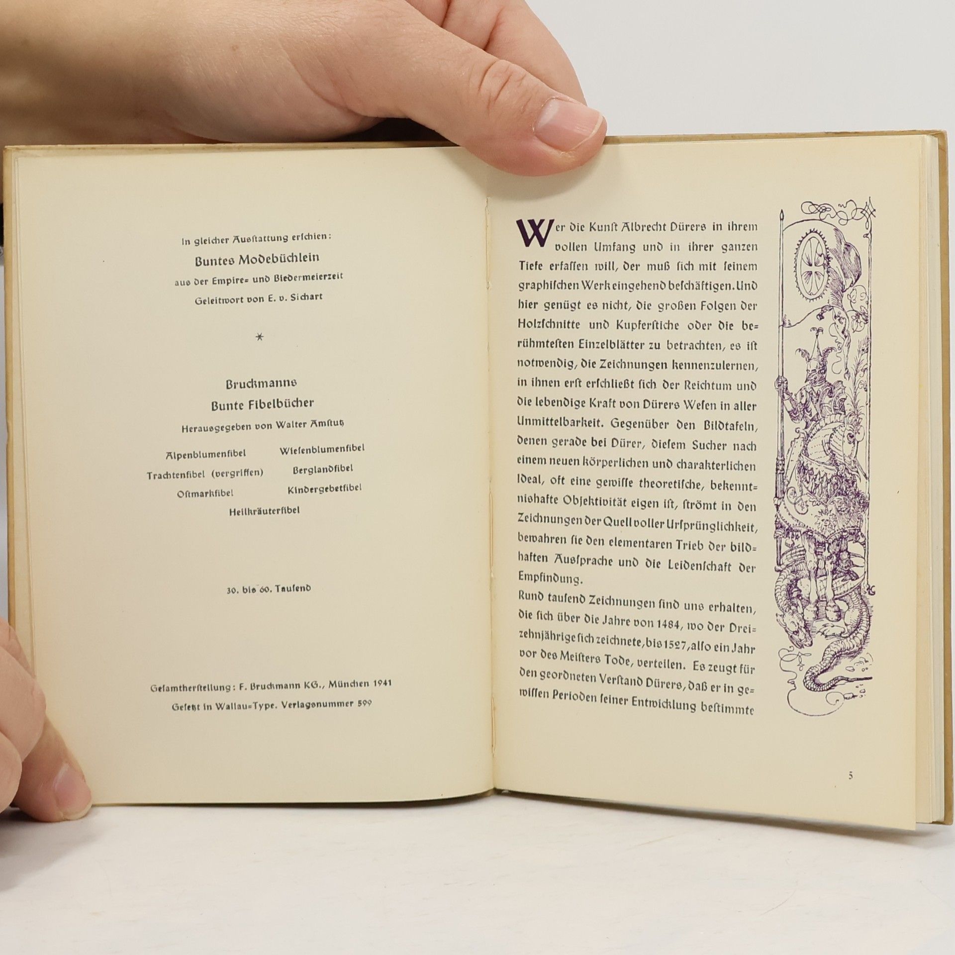 Albrecht Dürer Buntes Dürer-Büchlein