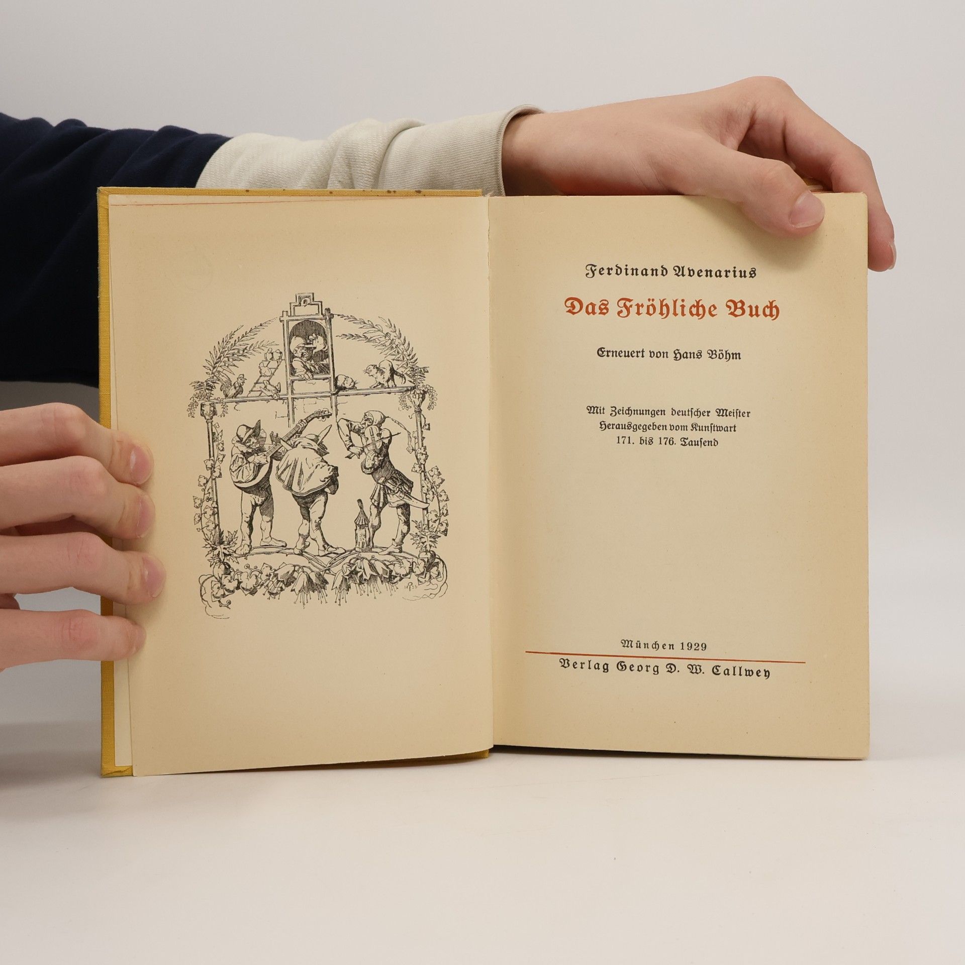 Ferdinand Avenarius Das Fröhliche Buch