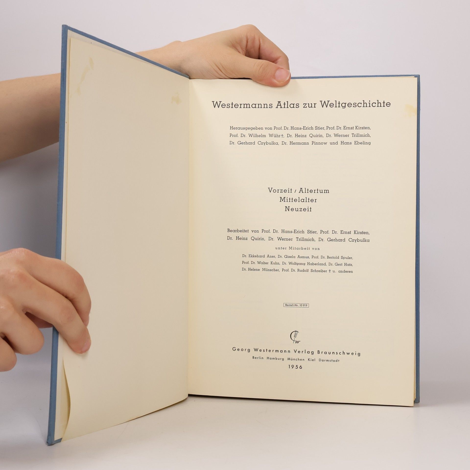 Collectif d'auteurs Westermanns Atlas zur Weltgeschichte