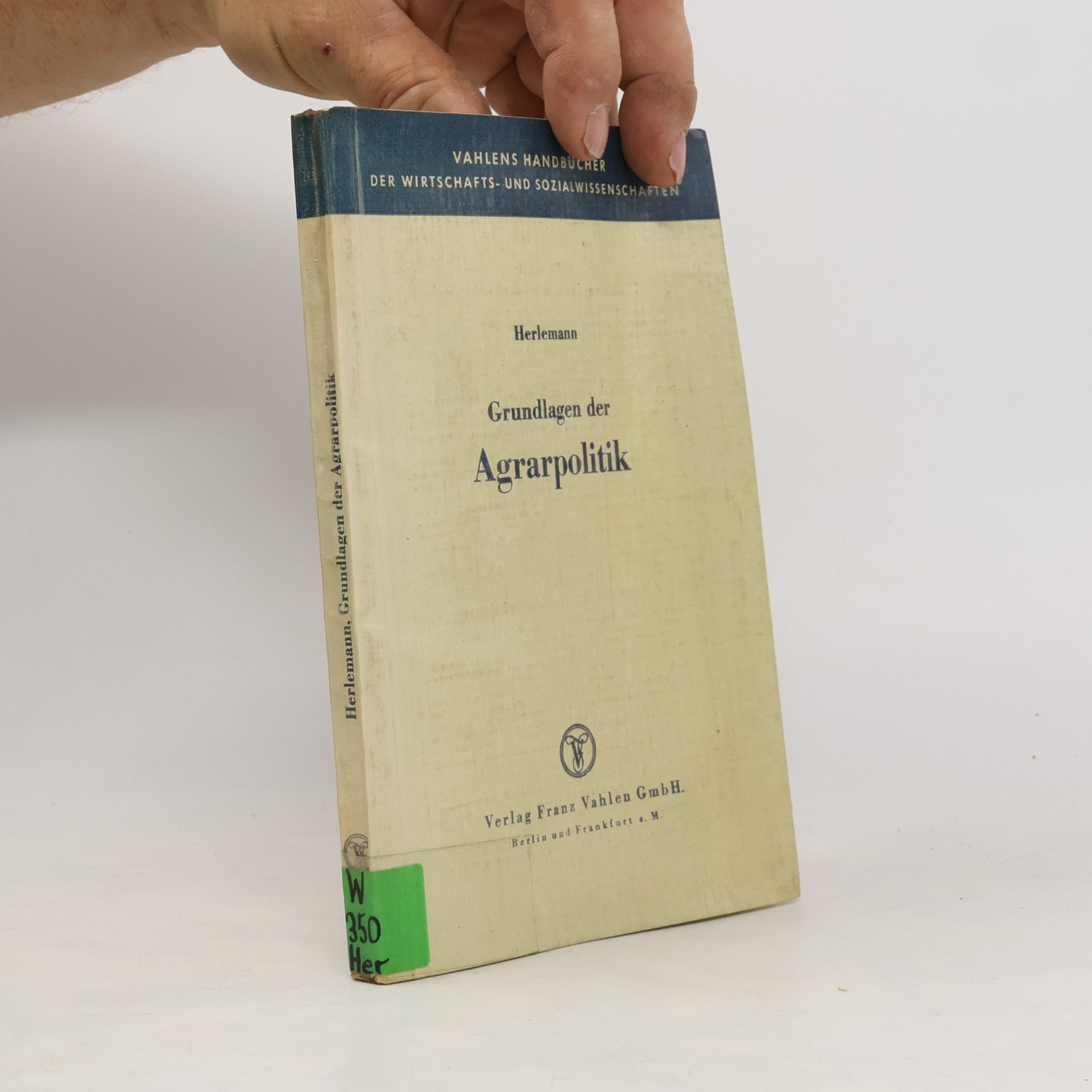 Grundlagen der Agrarpolitik