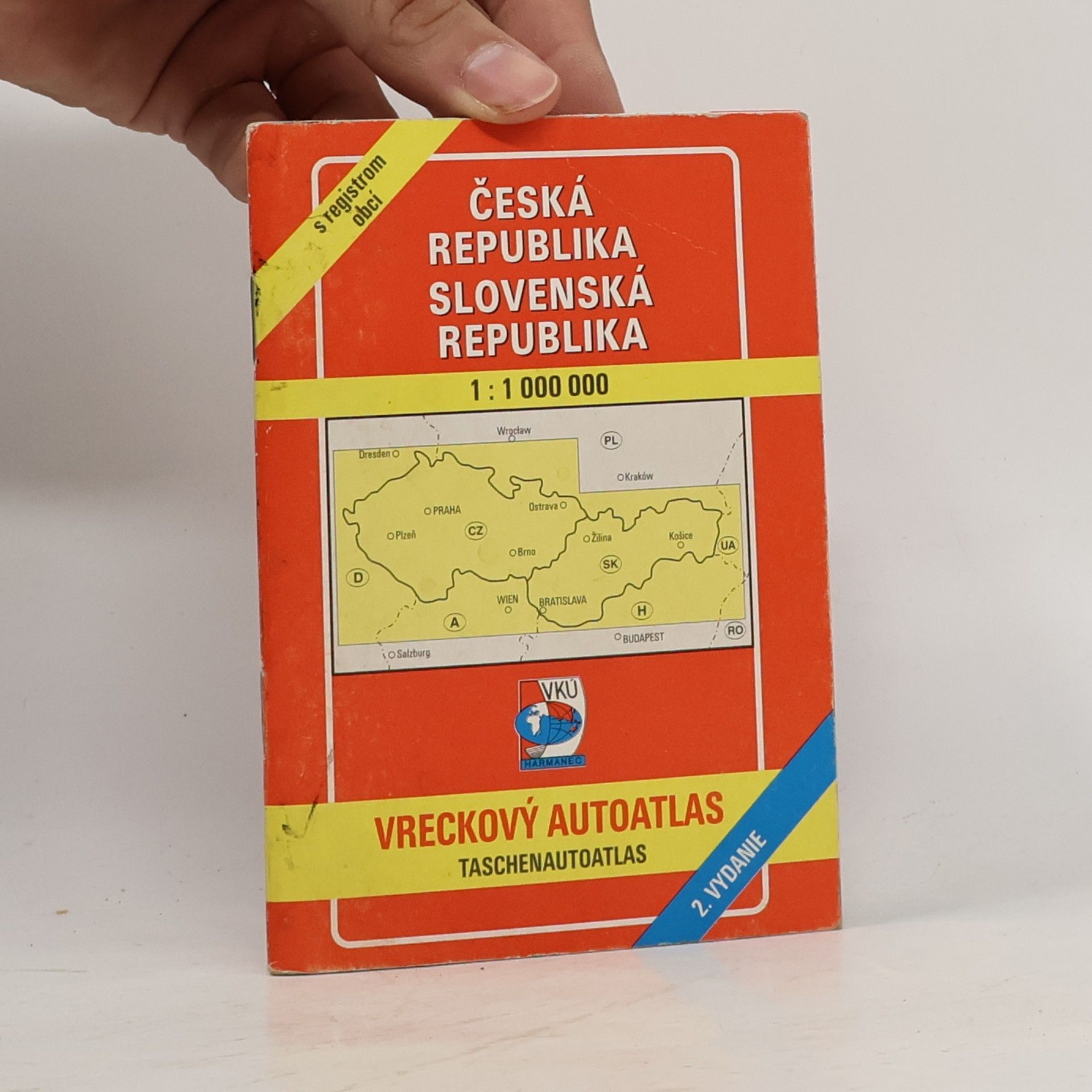 Česká republika. Slovenská republika. 1:1 000 000