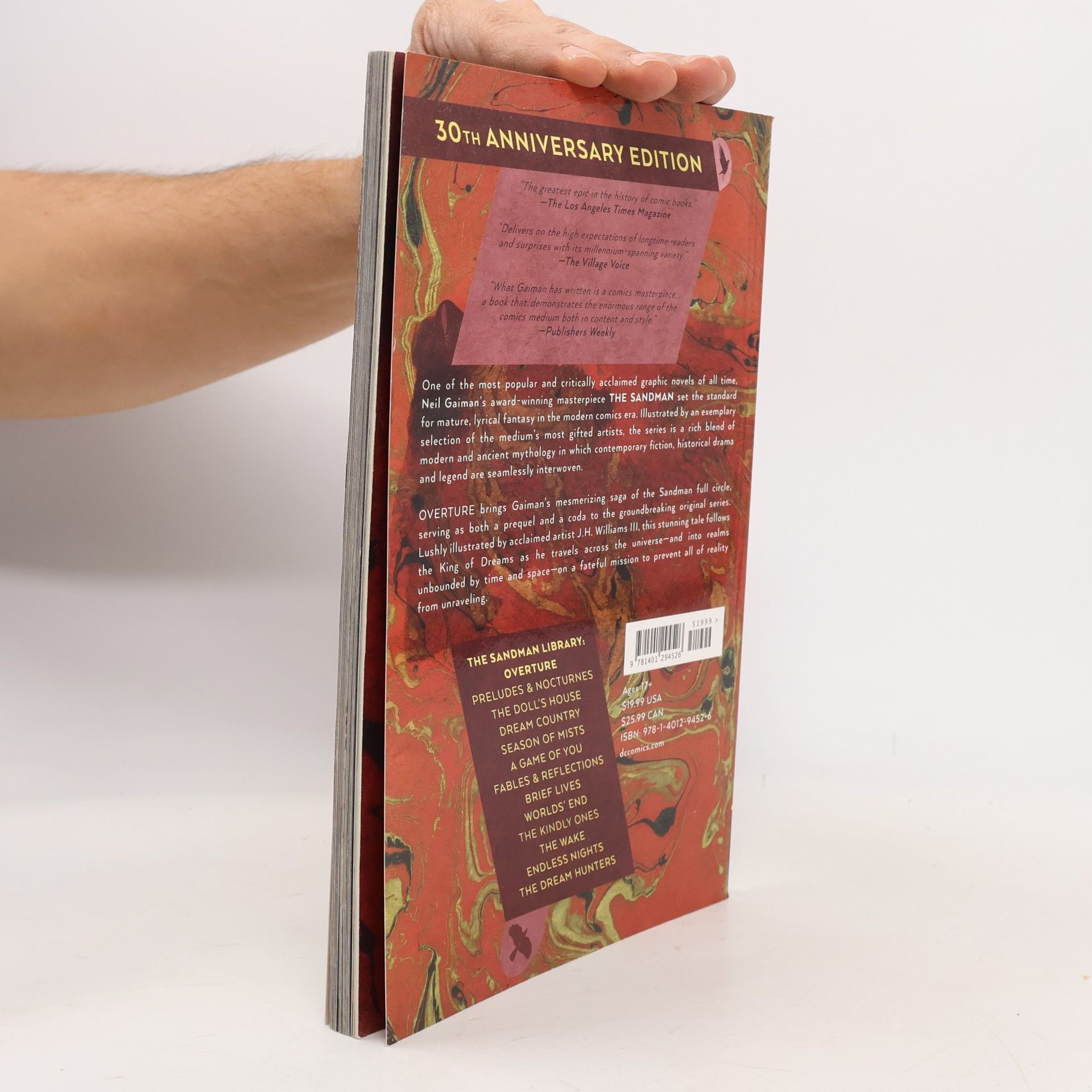 Neil Gaiman Sandman Vol. 0: Overture 30th Anniversary Edition